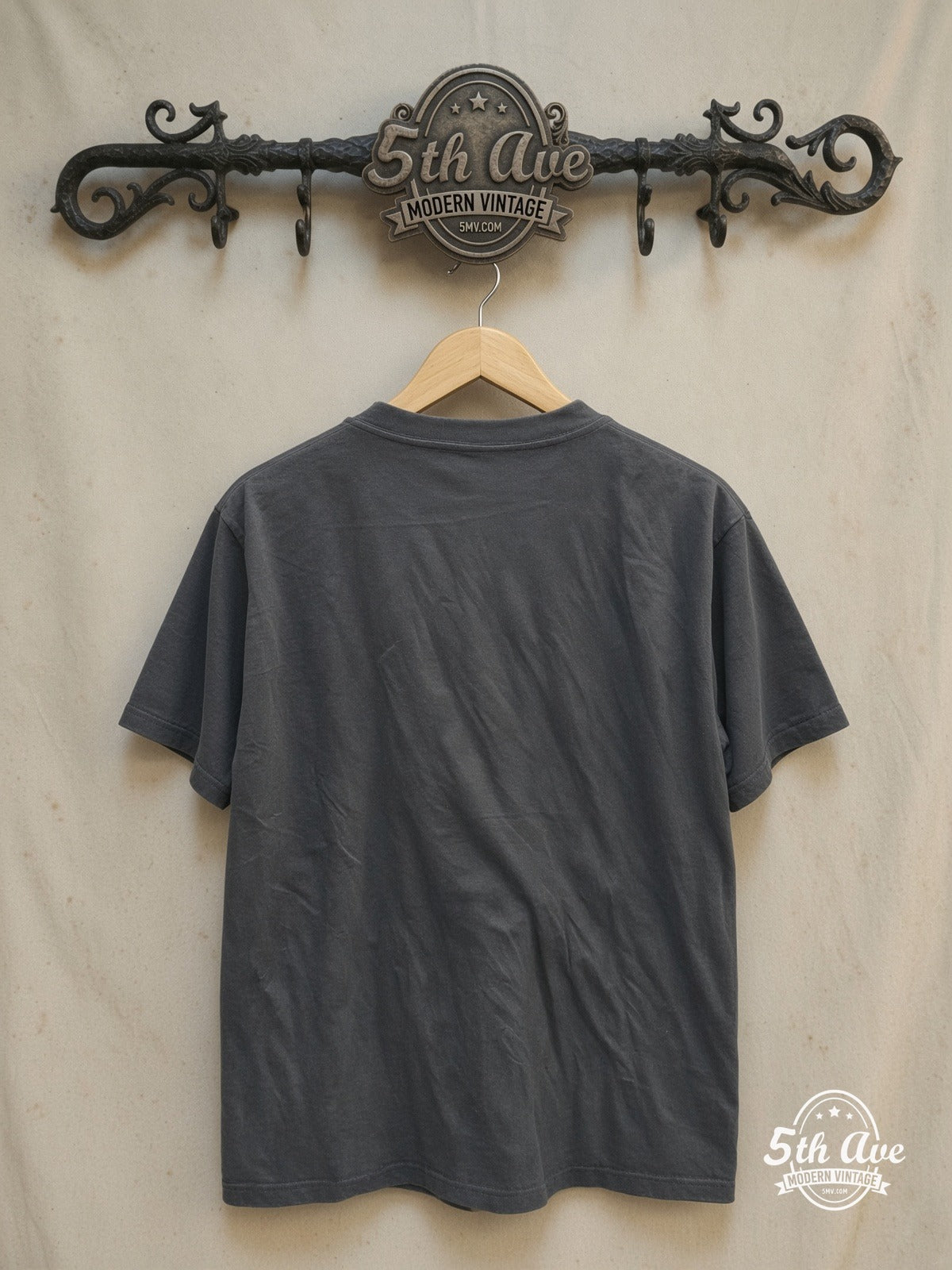 Woodstock – Nut Gone – Vintage Band T-Shirt — back on locked cream ornate 5th Ave rack