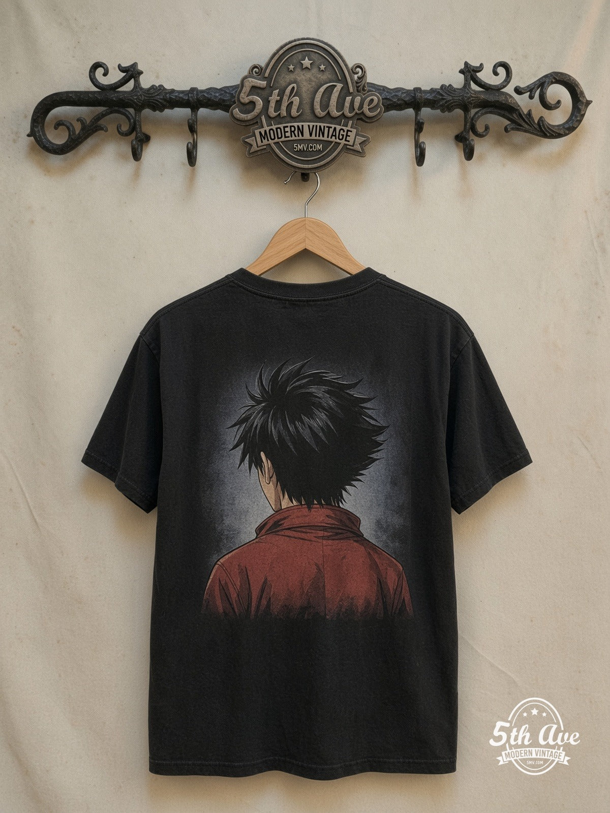 Akira – Tetsuo They're Just Like Candy Pill – Vintage Anime Tee — back on locked cream ornate 5th Ave rack