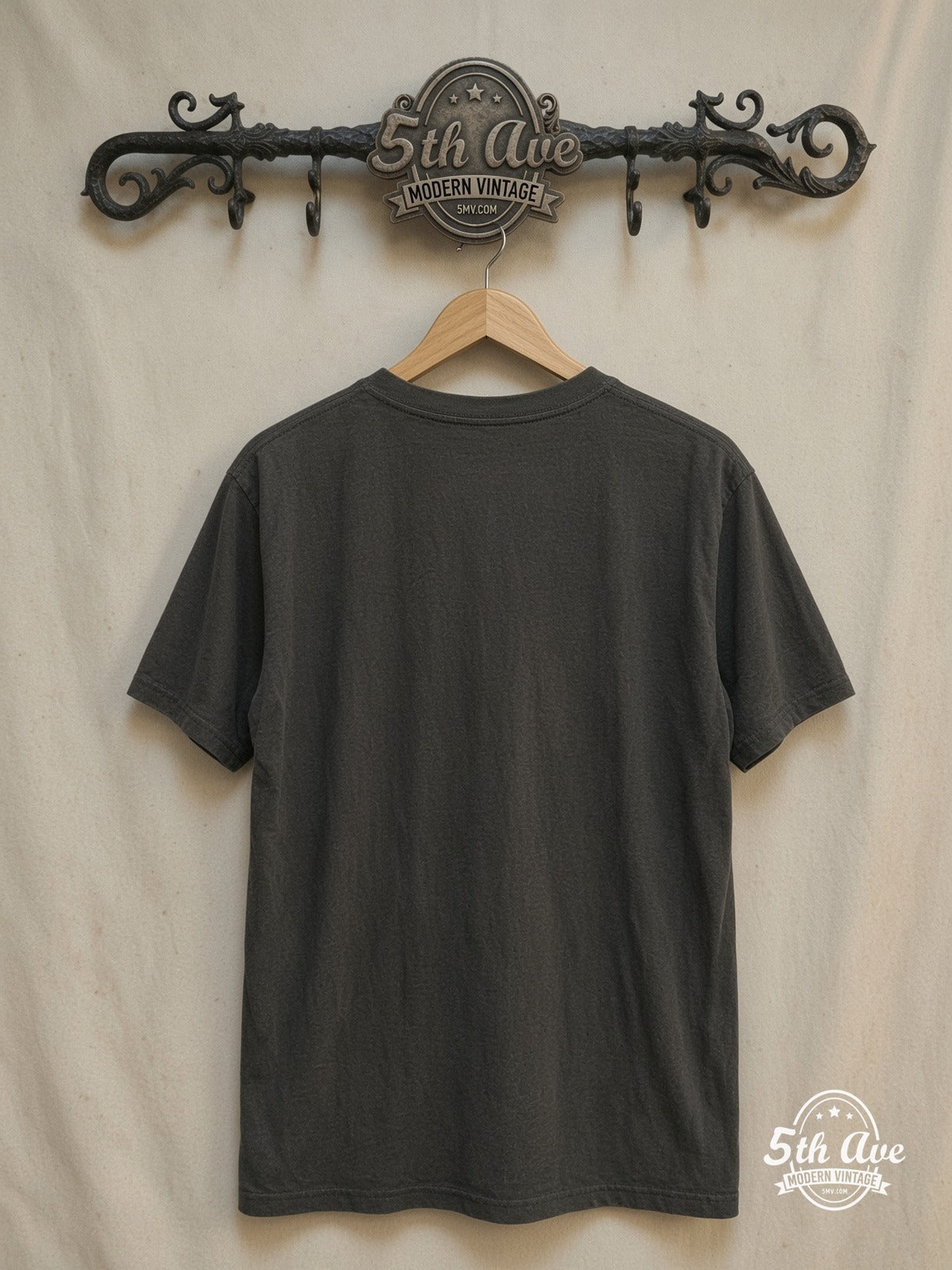 Ozzy Osbourne – Live at Budokan – Vintage Band T-Shirt — back on locked cream ornate 5th Ave rack