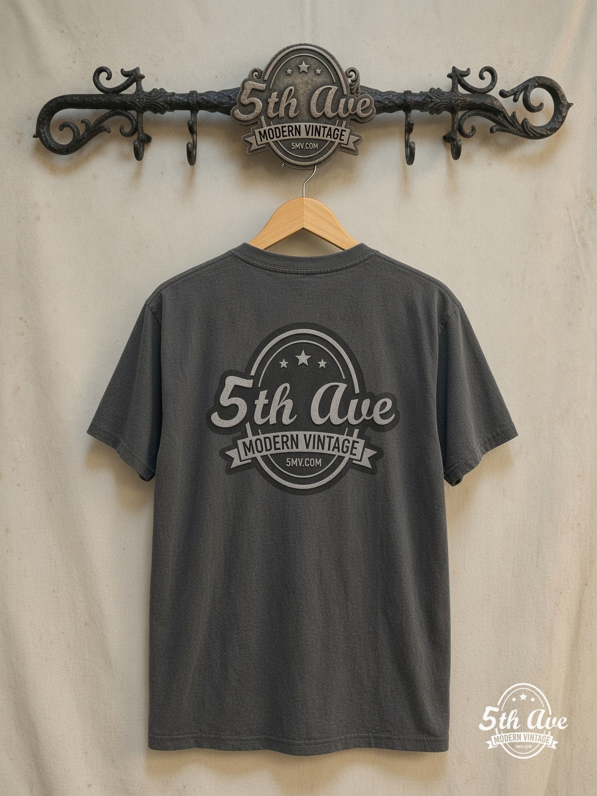 Deftones – Bored – Vintage Band T-Shirt — back on locked cream ornate 5th Ave rack