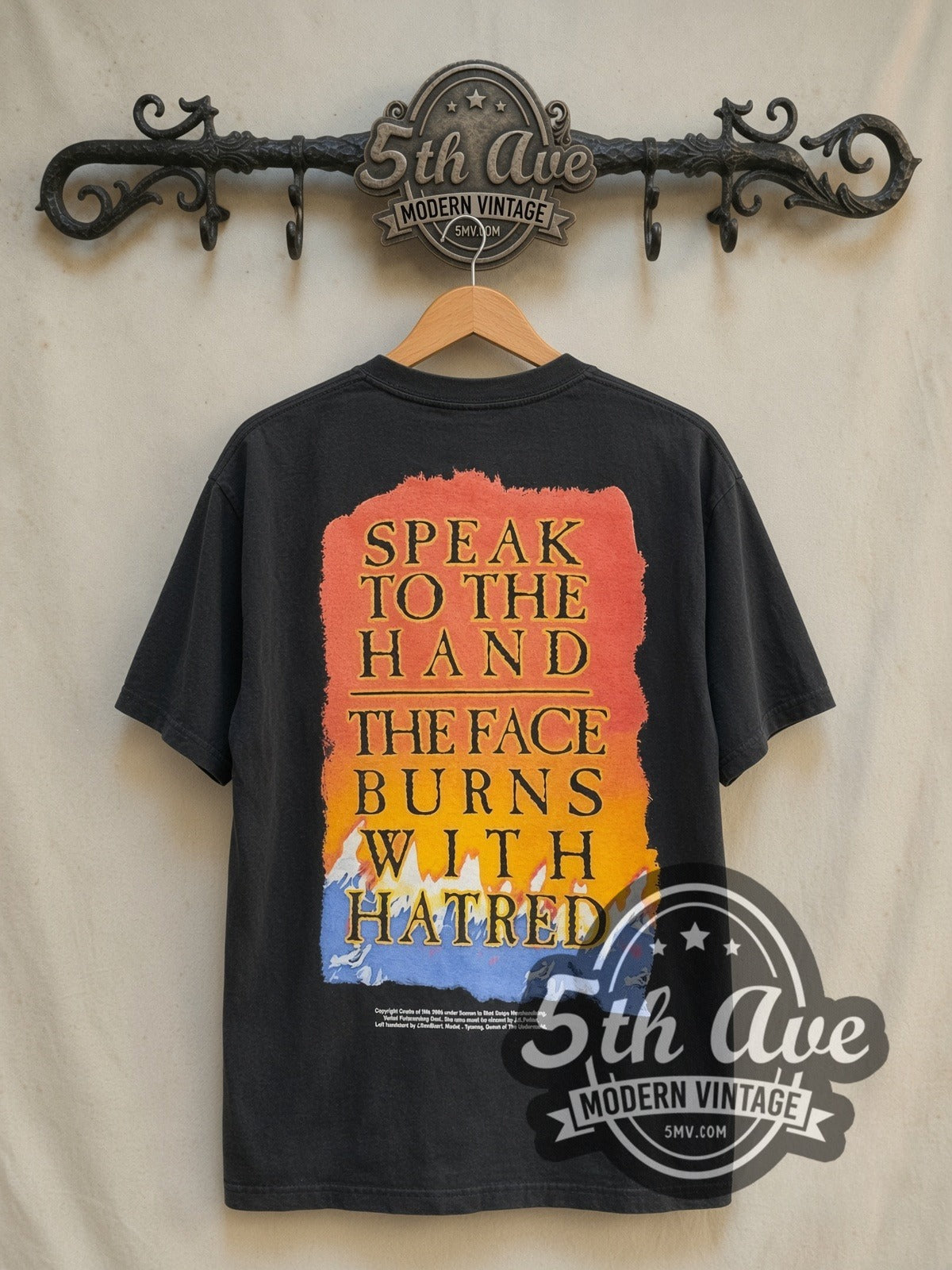 Cradle of Filth Speak To The Hand Black Vintage Band T-Shirt