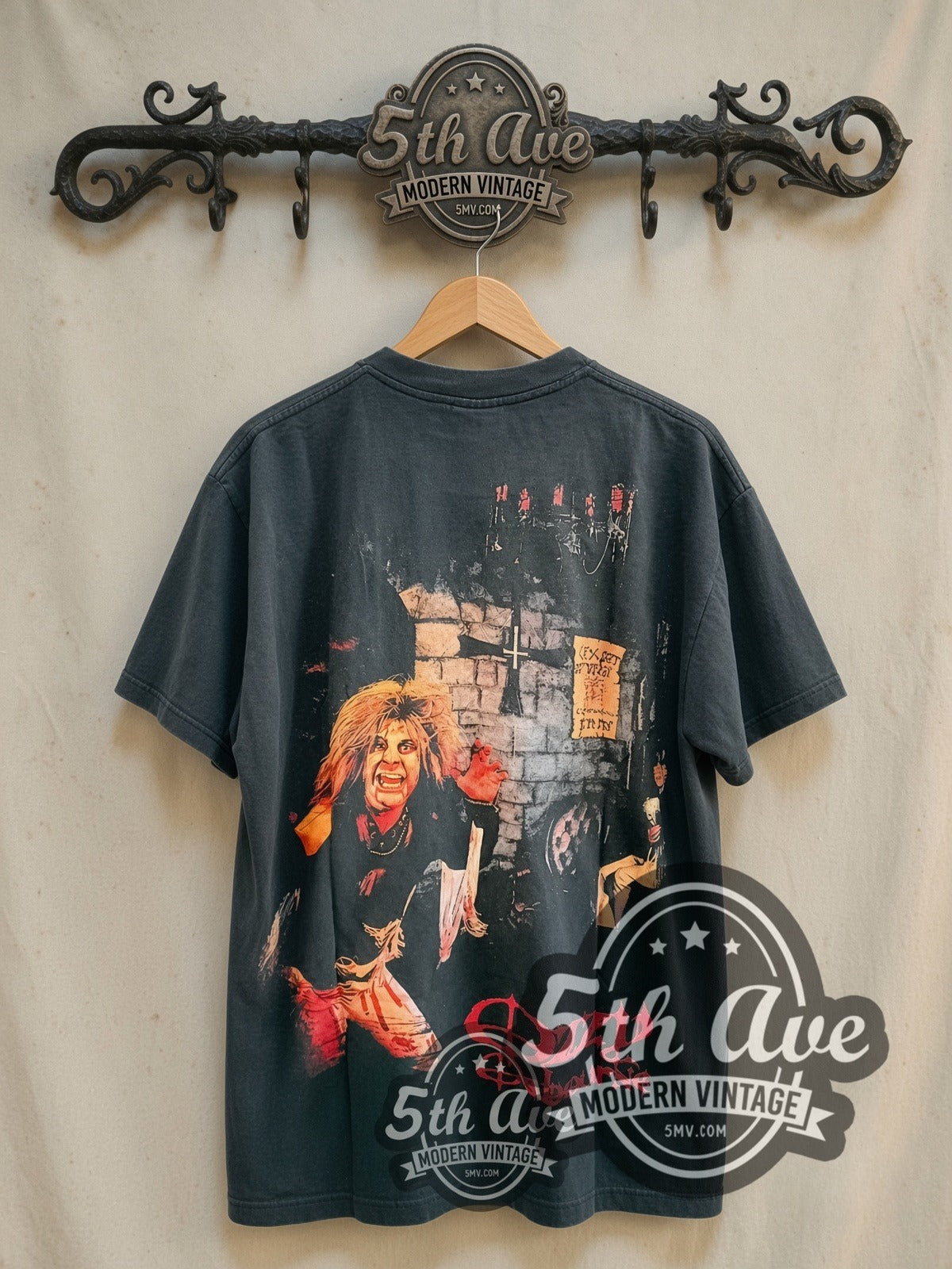 Ozzy Osbourne Tattoo All Over Print Vintage Band T-Shirt