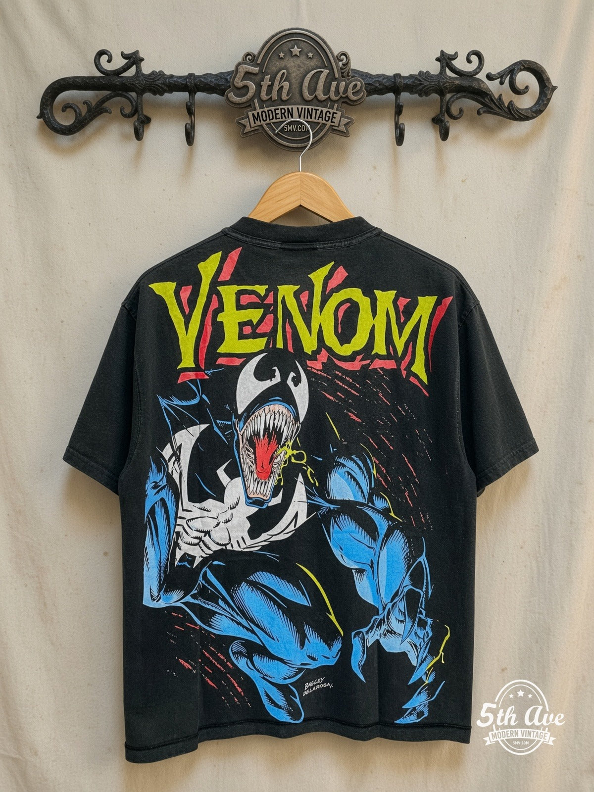 Venom Inside-Out Graphic vintage band t-shirt back on rack