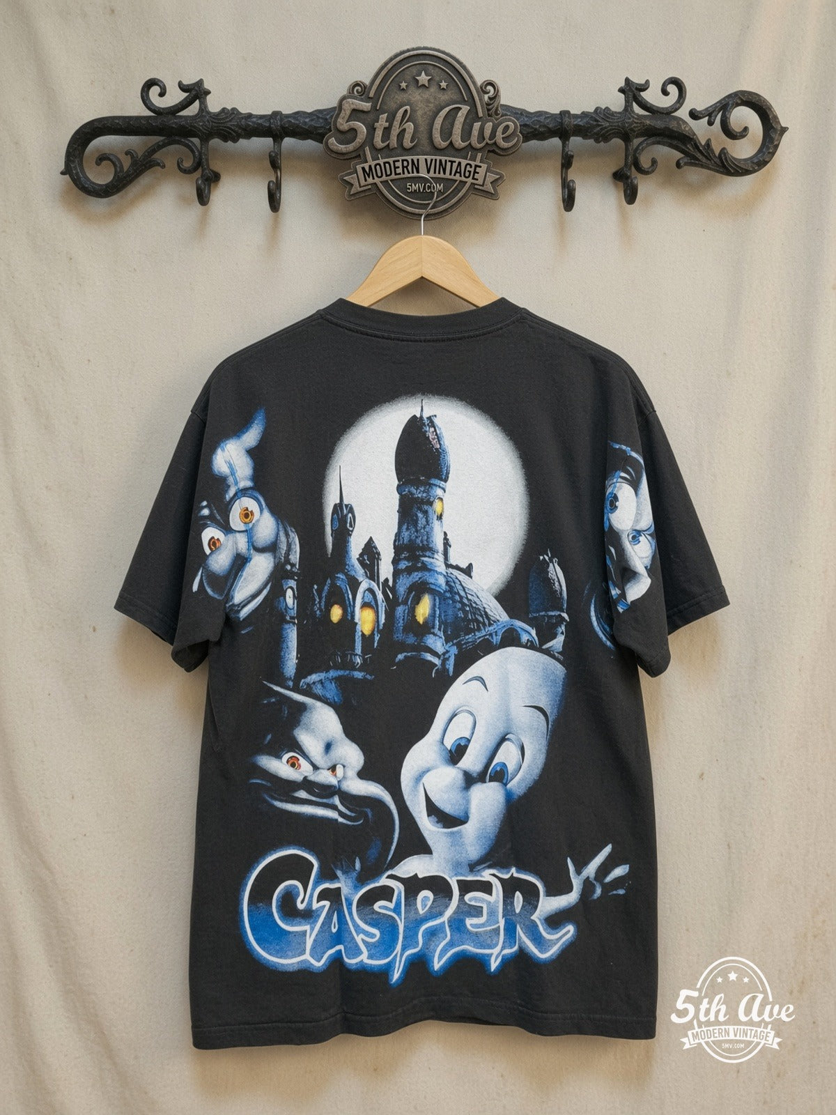 Casper vintage band t-shirt back on rack