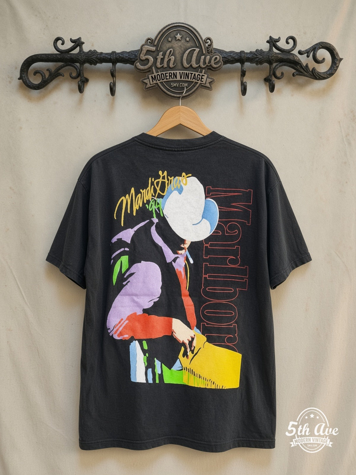 Marlboro vintage band t-shirt back on rack