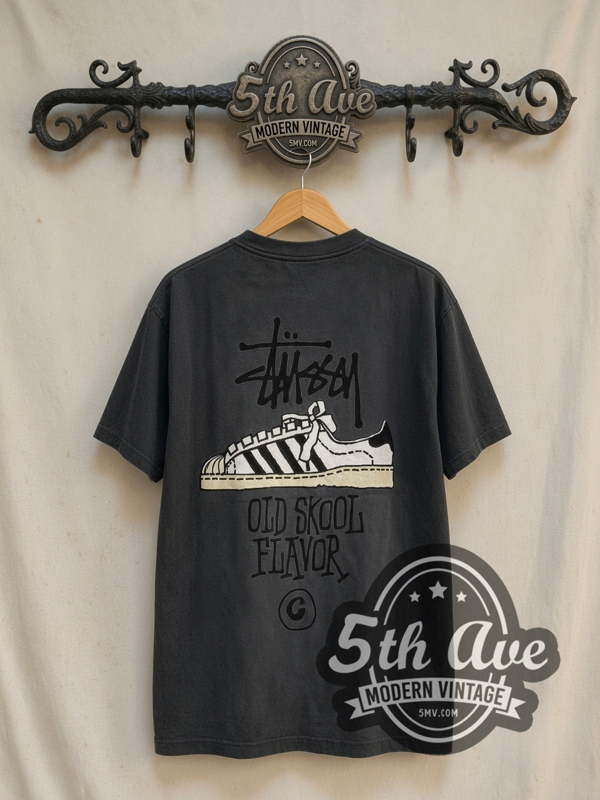 Stussy OLD SKOOL FLAVOR Tシャツ Stussy Old Skool Flavor Graphic Tee | Vintage Style