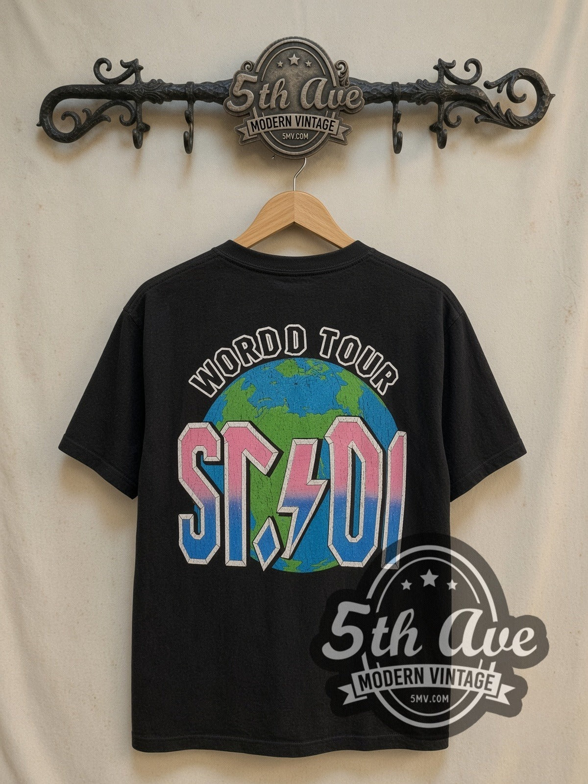 AC/DC Back in Black World Tour 1980 Band T-Shirt