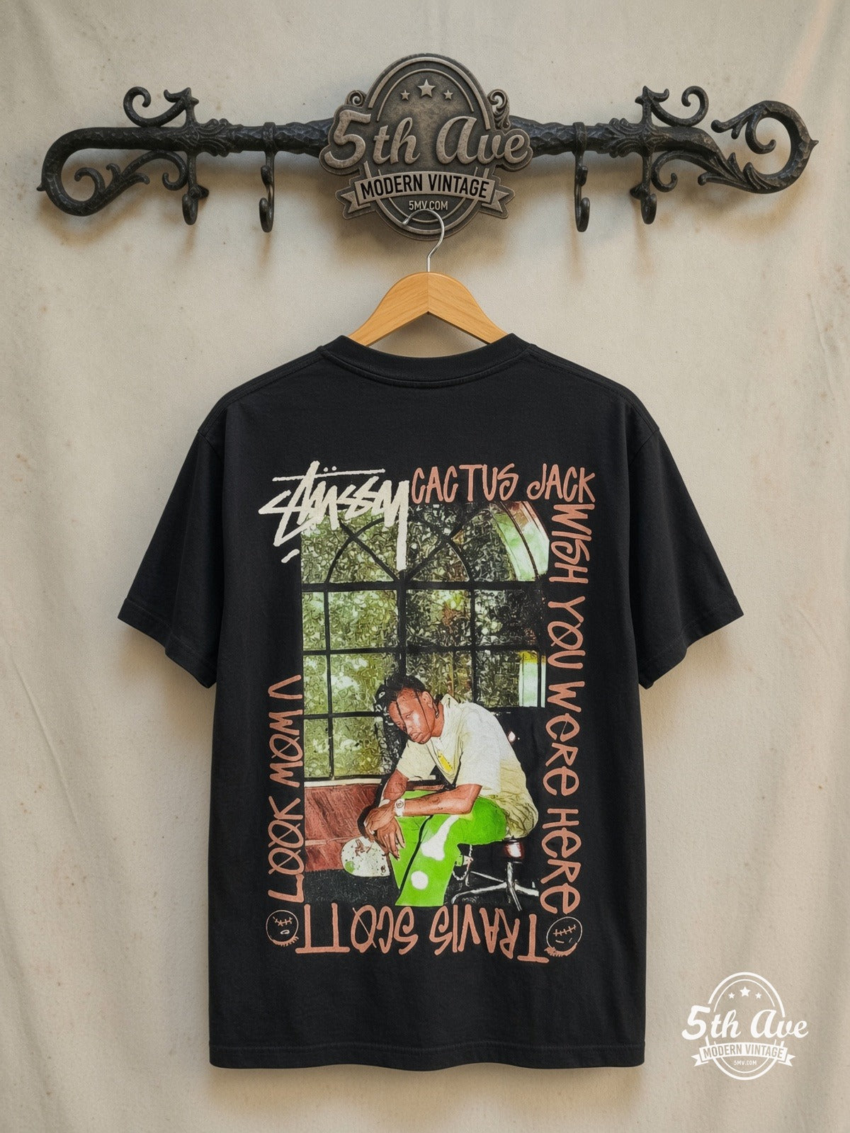 Travis Scott x Stüssy Astroworld Graphic Tee | Vintage Style