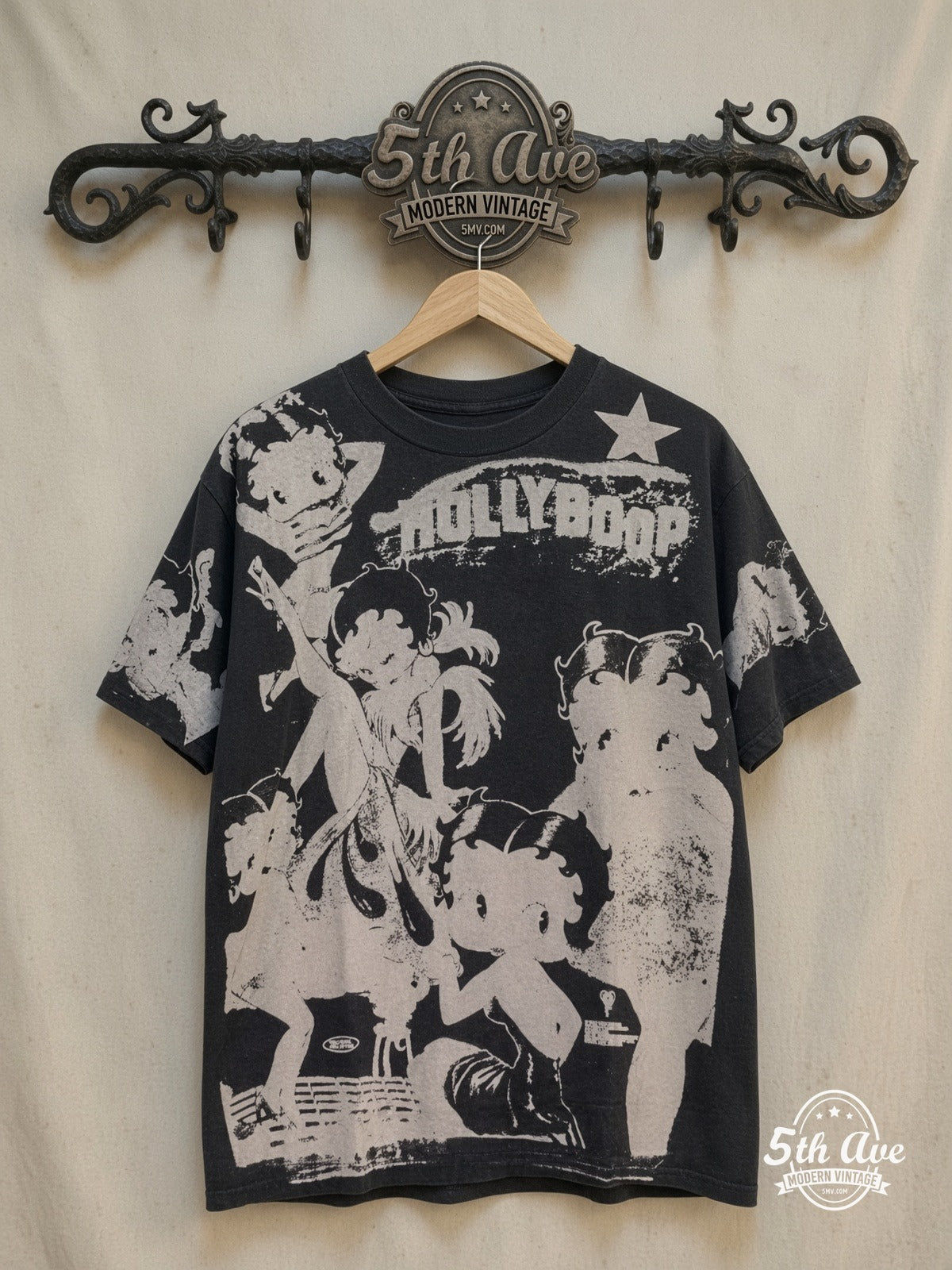 Betty Boop Holly Boop vintage band t-shirt on rack