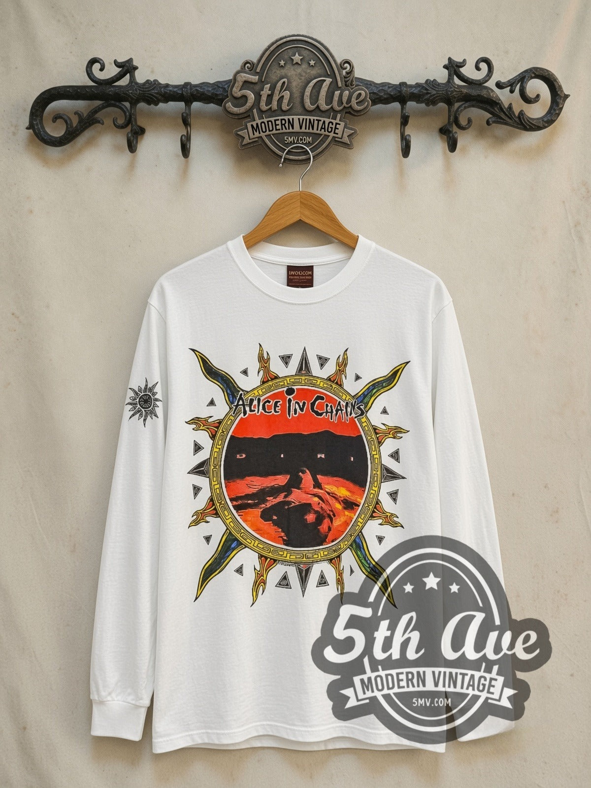 Alice in Chains Dirt Sun White Vintage Band T-Shirt