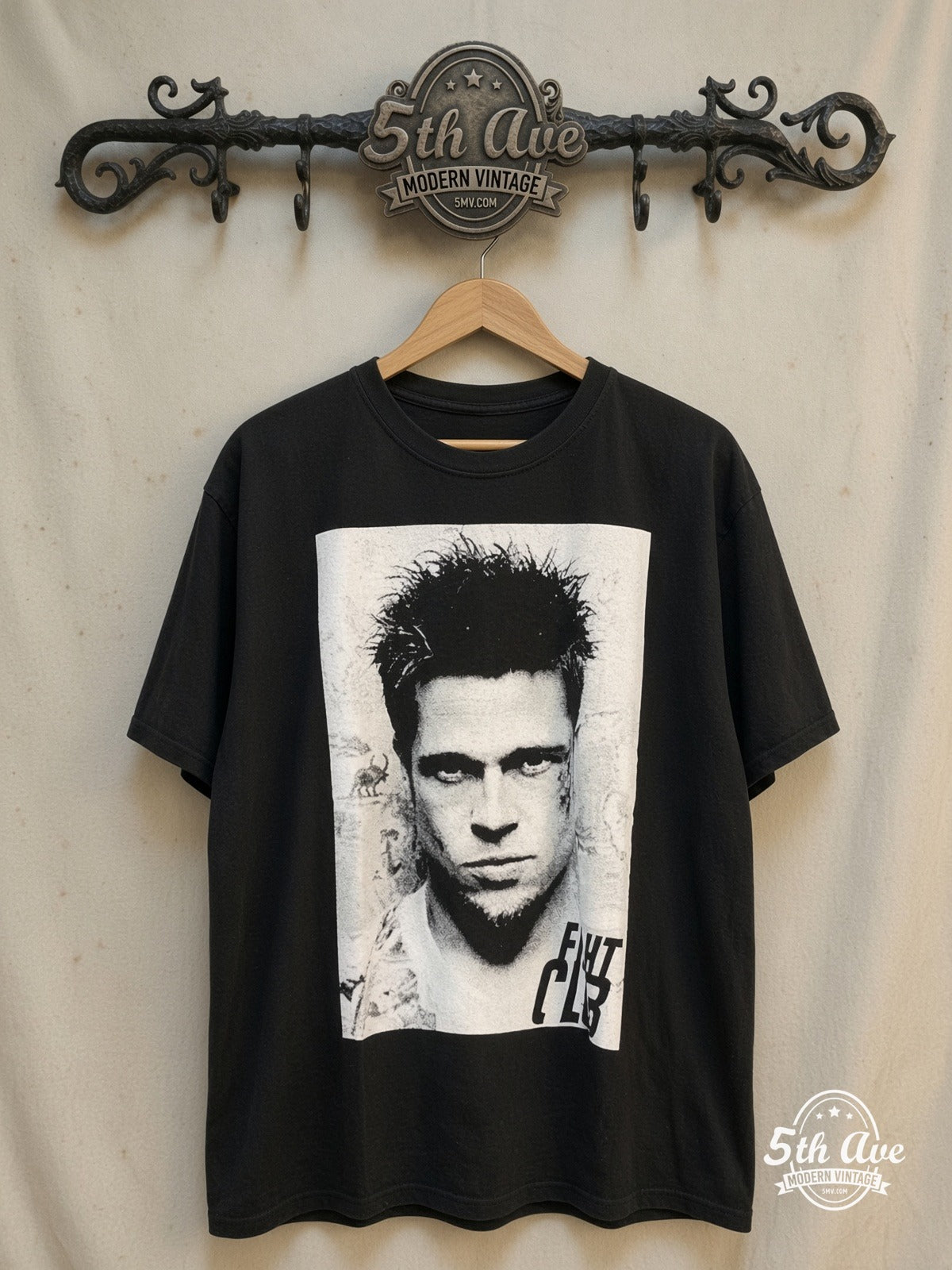 Fight Club vintage band t-shirt on rack