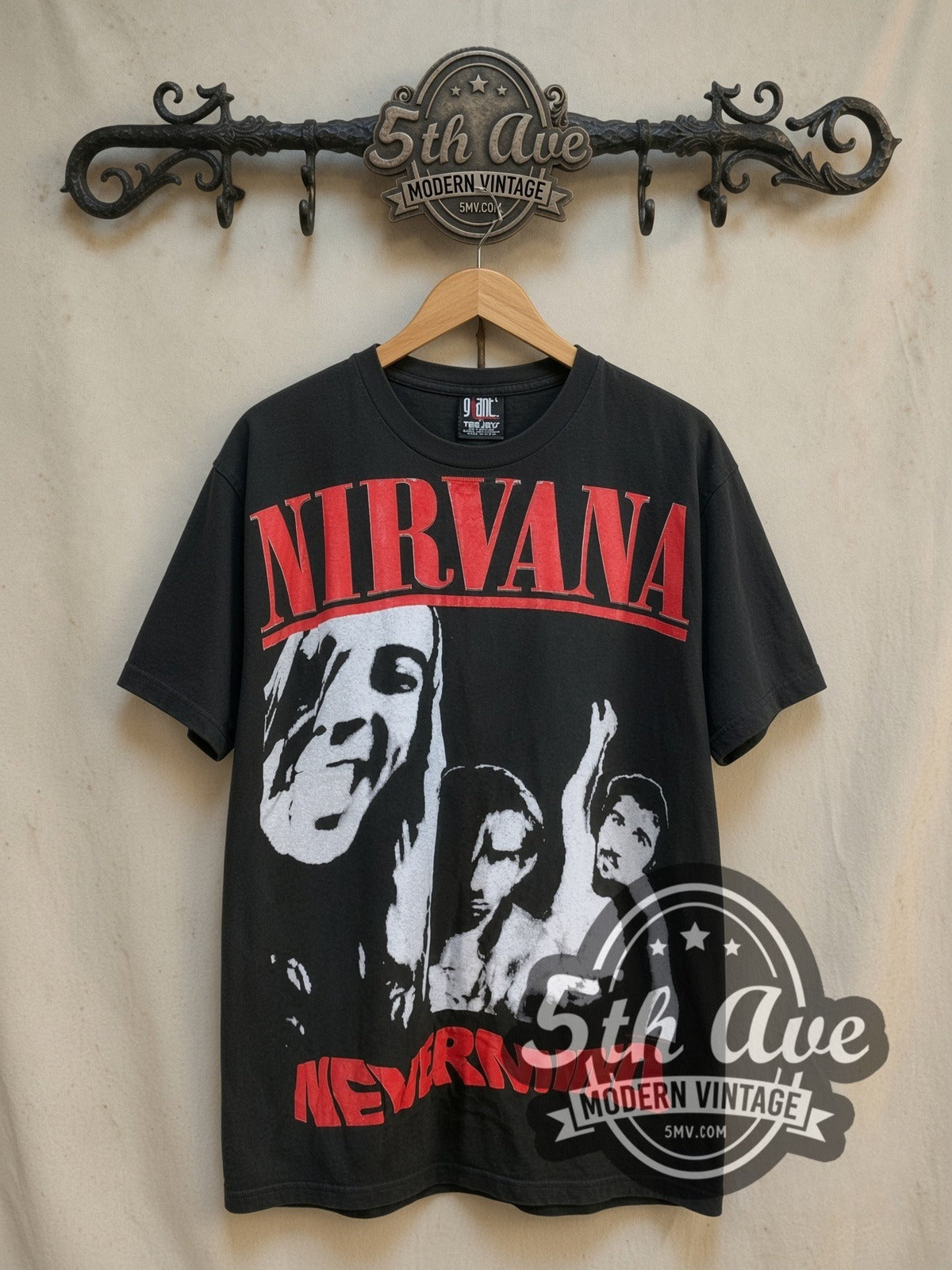 Nirvana Nevermind Grunge Is Dead All Over Print Vintage Band T-Shirt