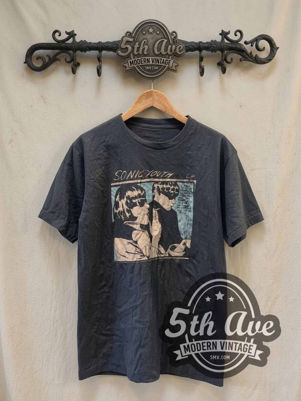 Sonic Youth Evol Tour 1986 Black Vintage Band T-Shirt