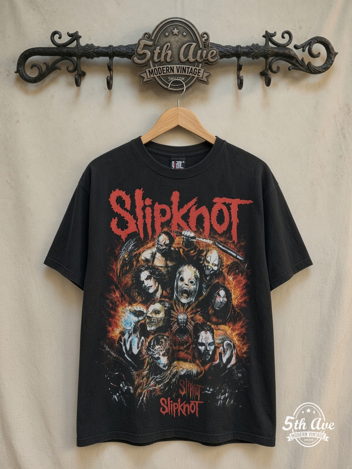 Slipknot vintage band t-shirt on rack