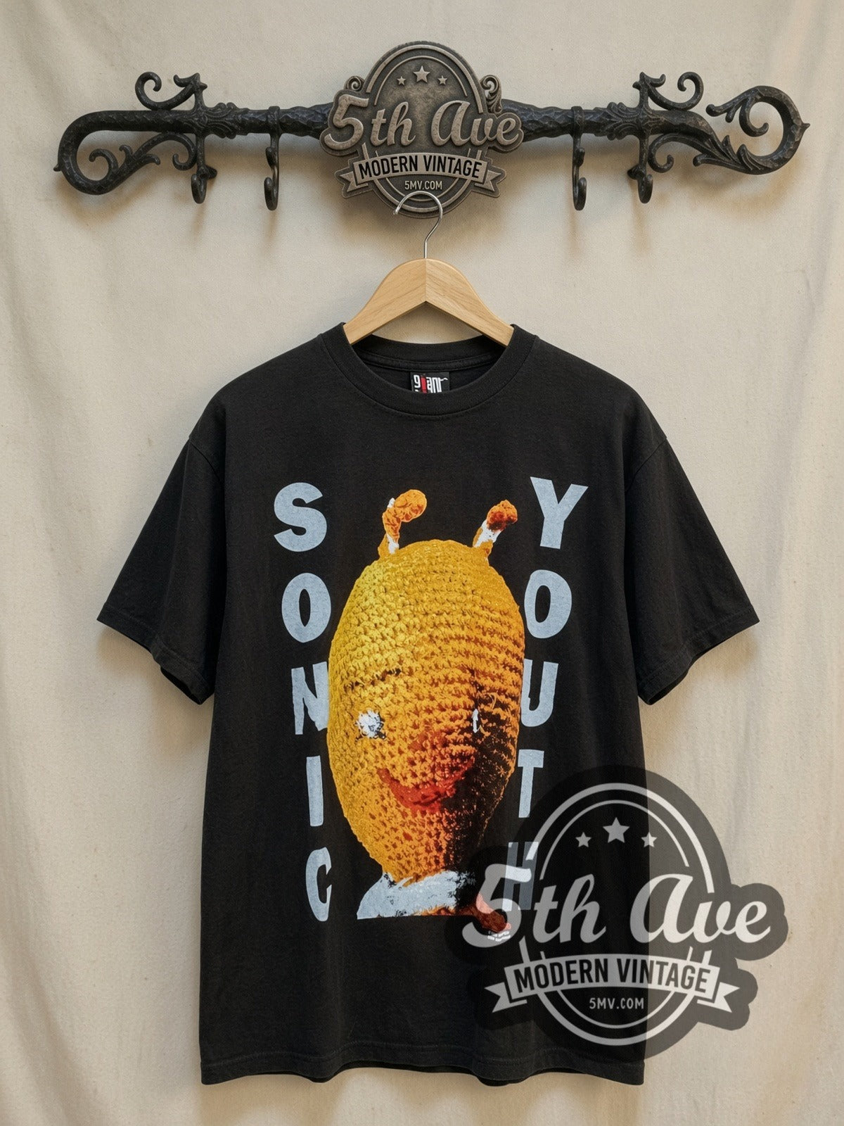 Sonic Youth Evol Tour 1986 Black Vintage Band T-Shirt