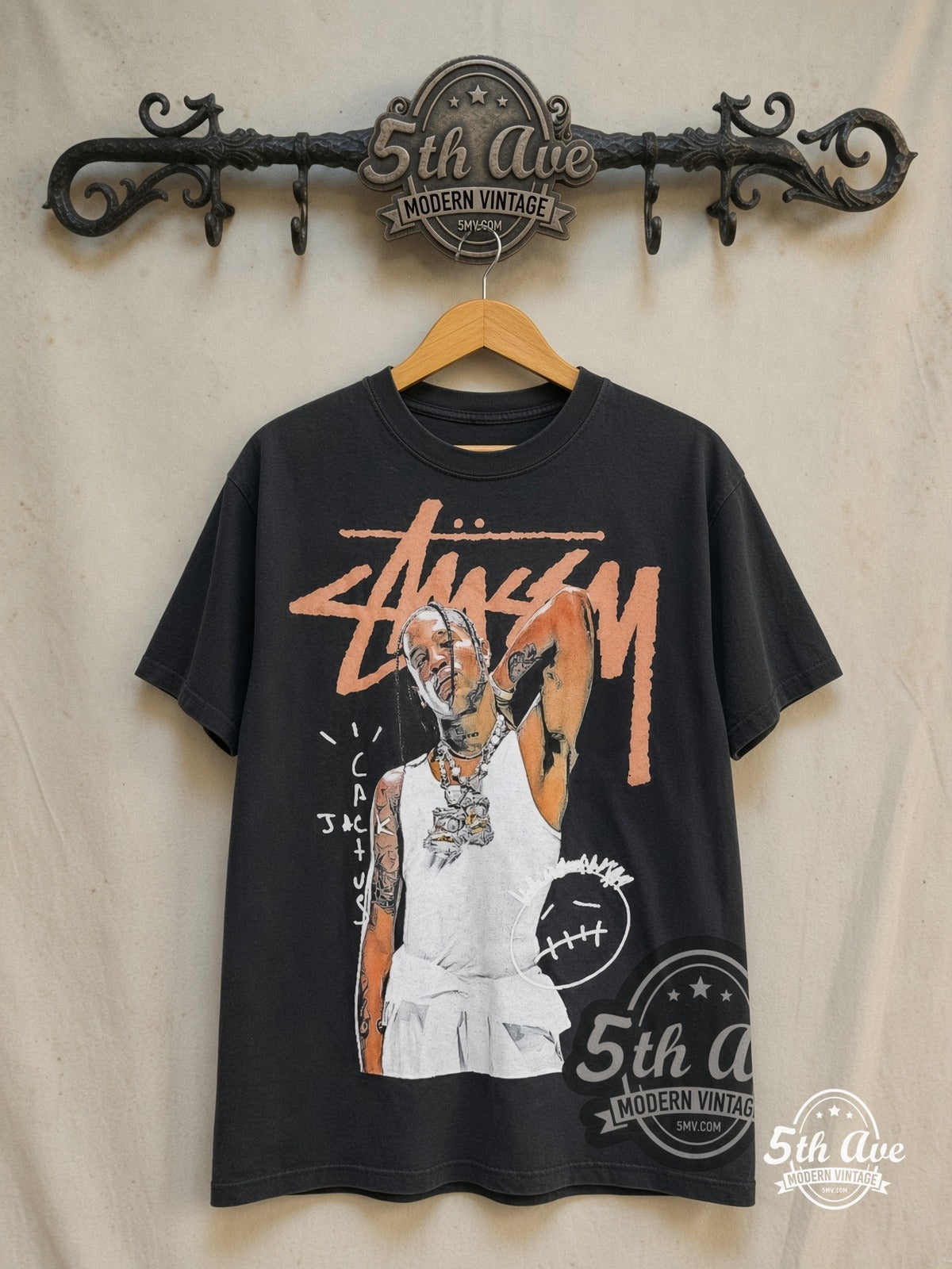 Travis Scott x Stüssy Astroworld Graphic Tee | Vintage Style