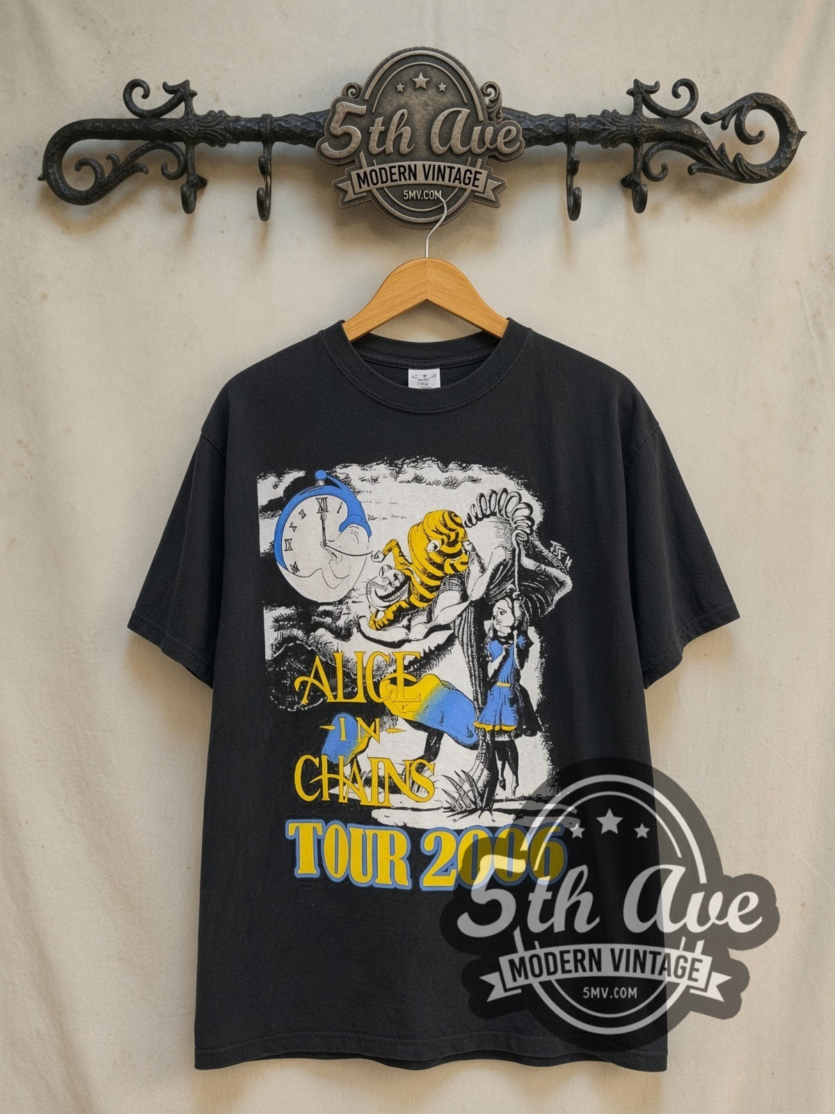 Alice in Chains In Wonderland Black Vintage Band T-Shirt