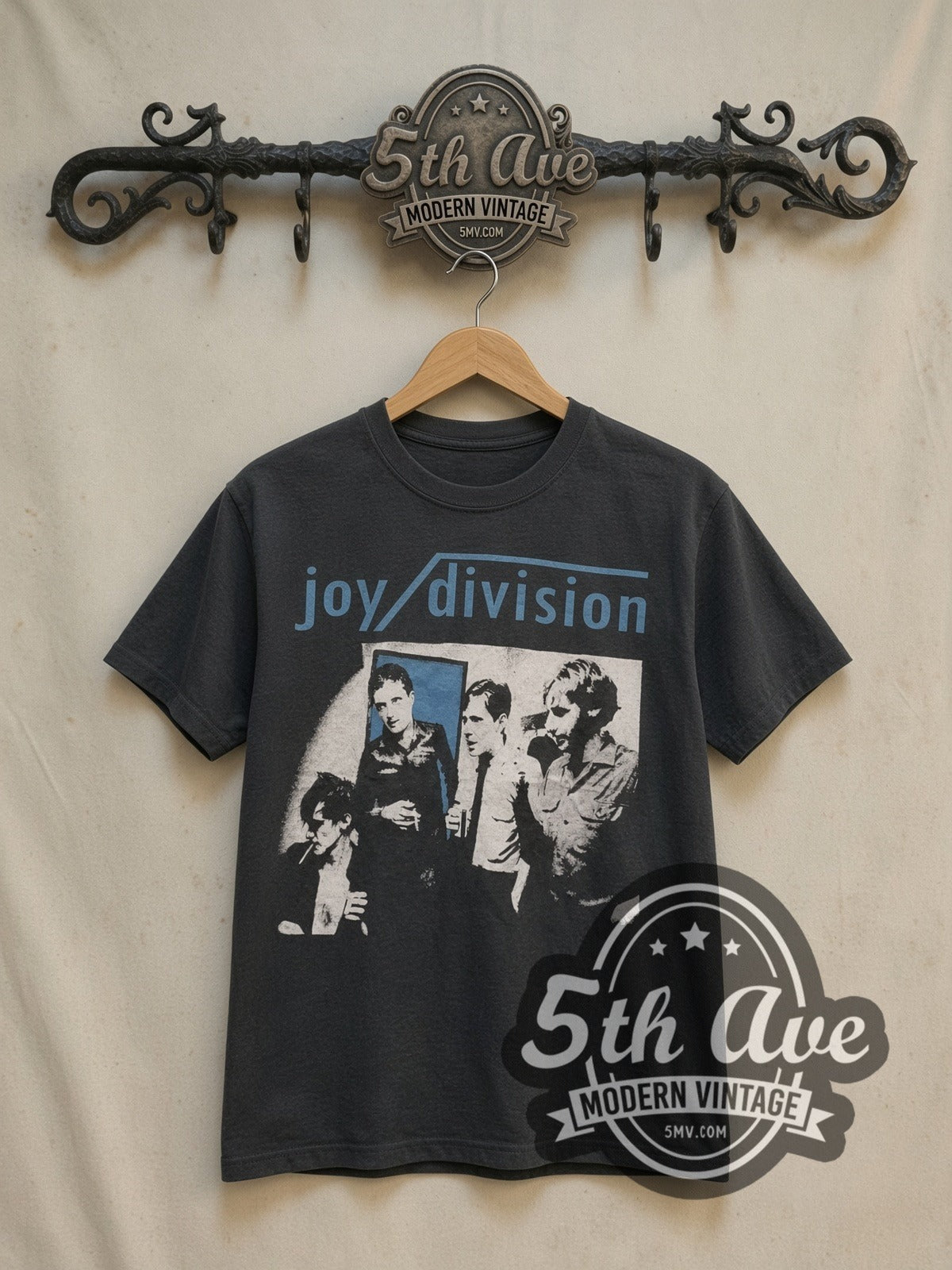 Joy Division Lead Singer Mic Stand Vintage Band T-Shirt