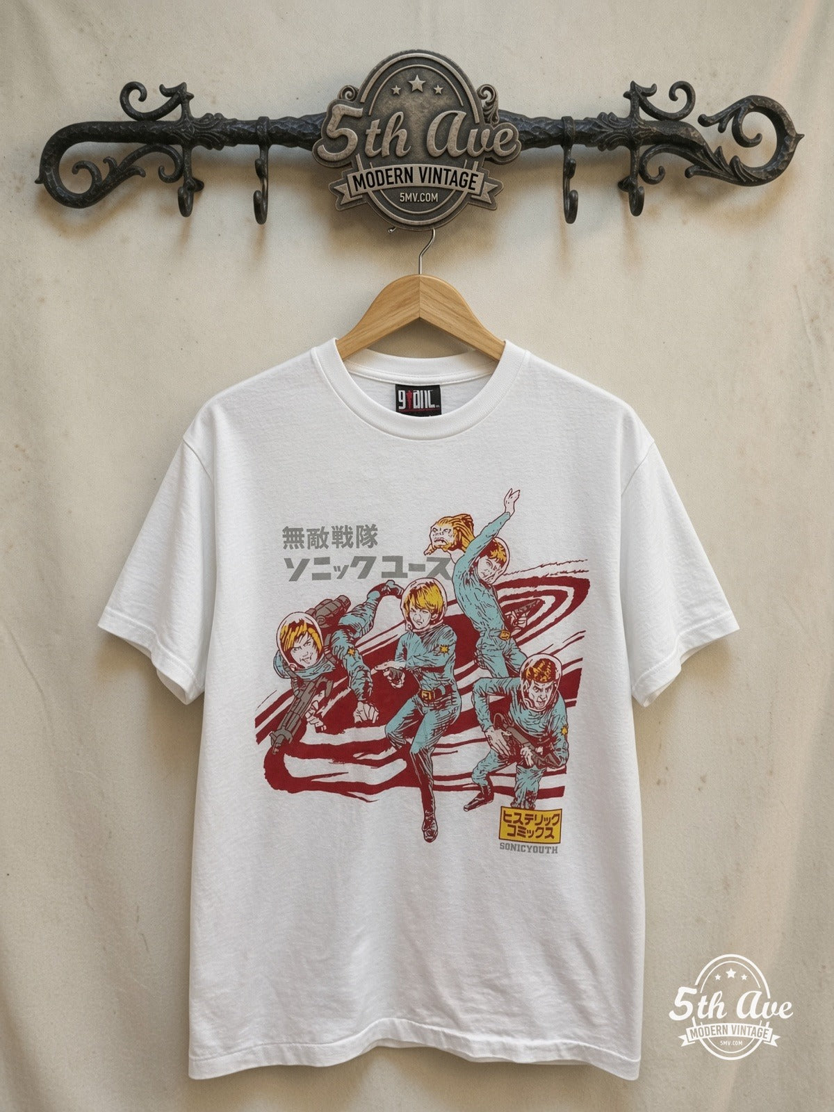Sonic Youth Astronauts Japan Tour t shir vintage band t-shirt on rack