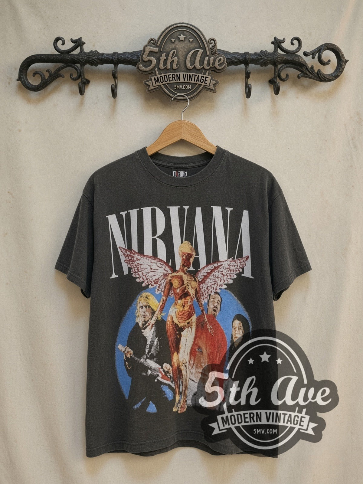 Nirvana In Utero Bootleg Vintage Band T-Shirt | 5MV