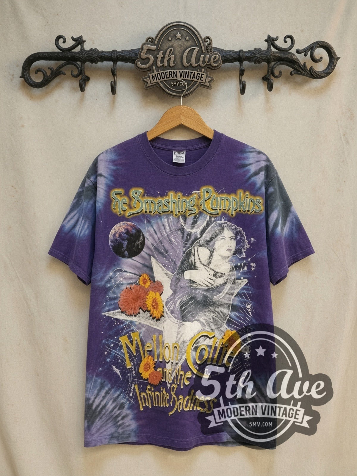 The Smashing Pumpkins Smile Black Vintage Band T-Shirt