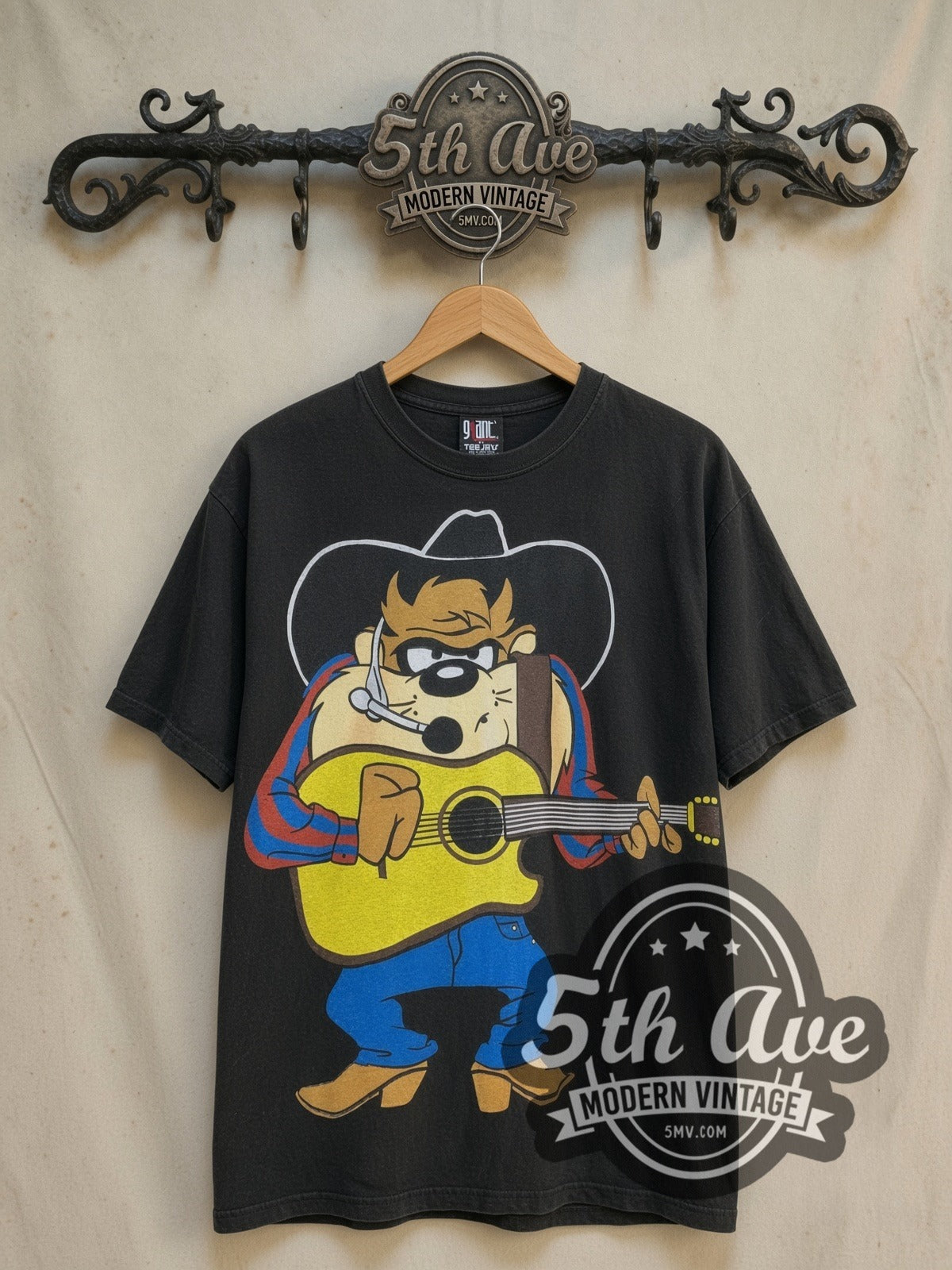 Looney Tunes Taz-Mania All Over Print Vintage Graphic Tee