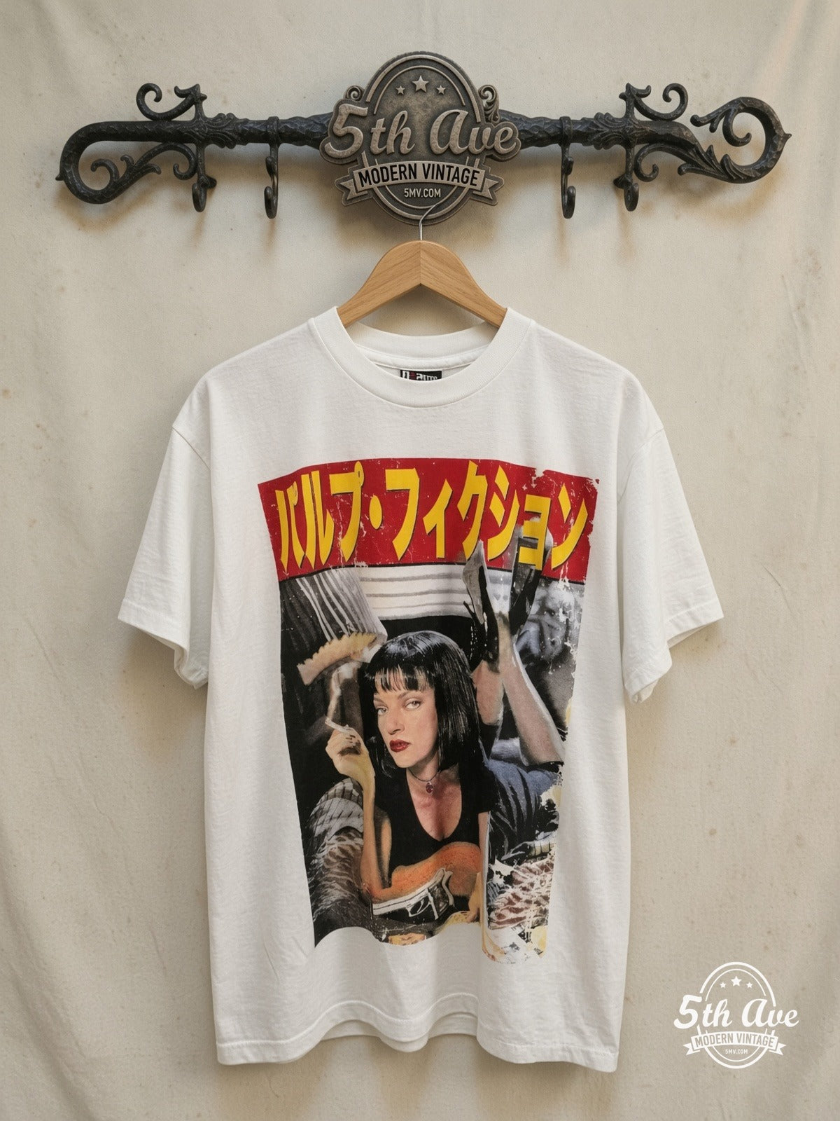 Pulp Fiction Japanese Graphic Movie Tee | Vintage Style