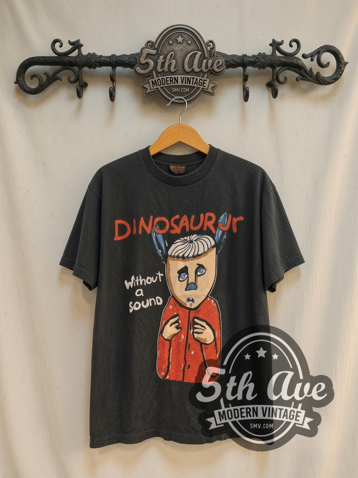 Dinosaur Jr. ヴィンテージ バンドTシャツ made in USA Dinosaur Jr Without a Sound Yellow Back Vintage Band Tee