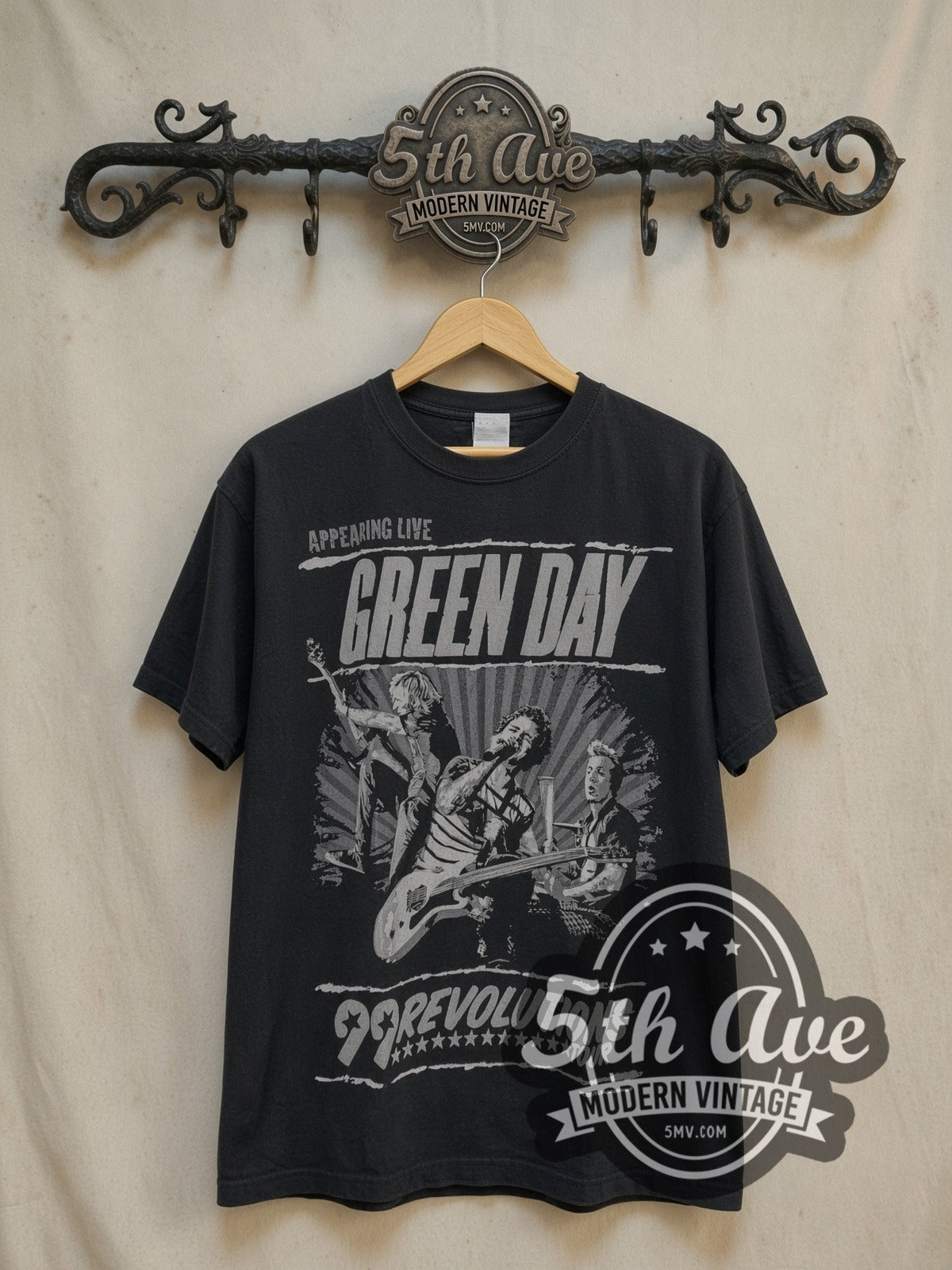 Green Day 99 Revolutions Tour Vintage Band T-Shirt