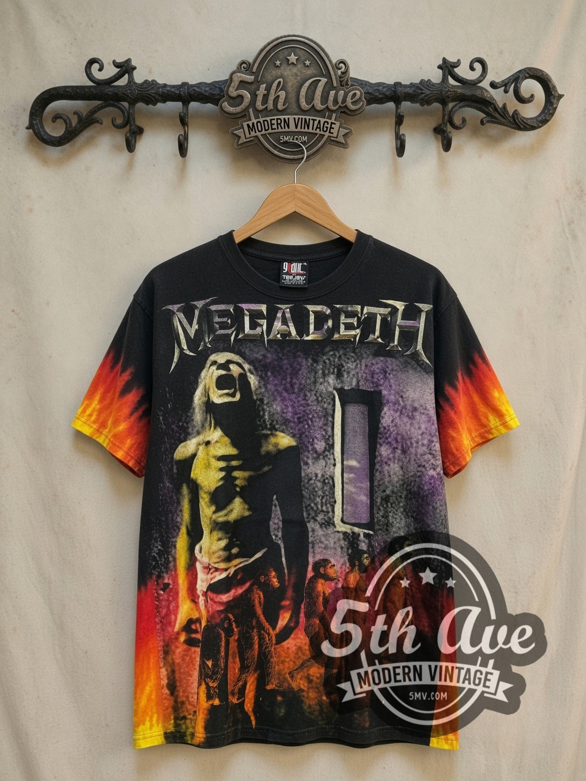 Megadeth Youthanasia Tour 1995 Vintage Reprint Band T-Shirt