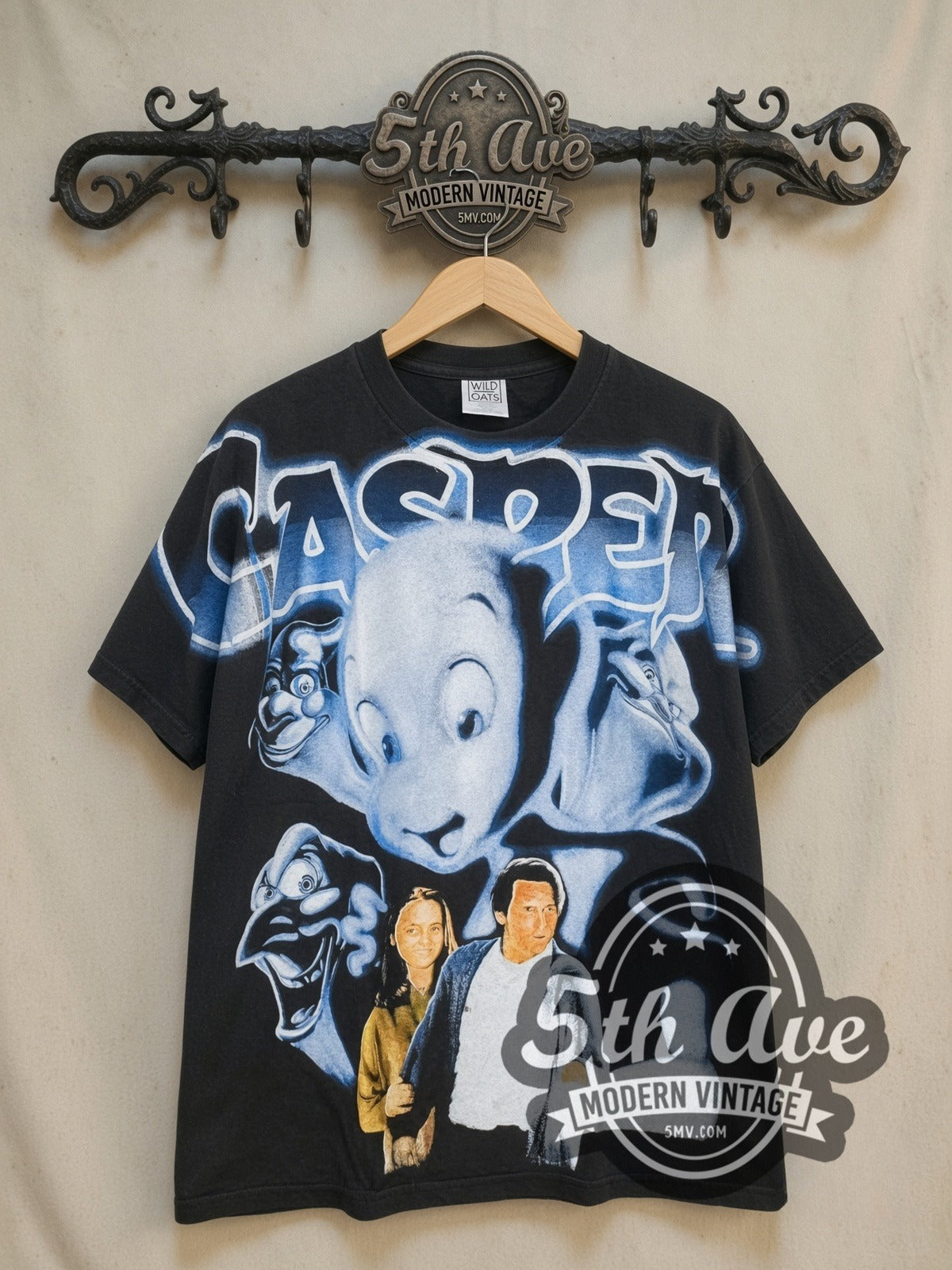 Casper All Over Print Vintage Movie Tee | Single Stitch