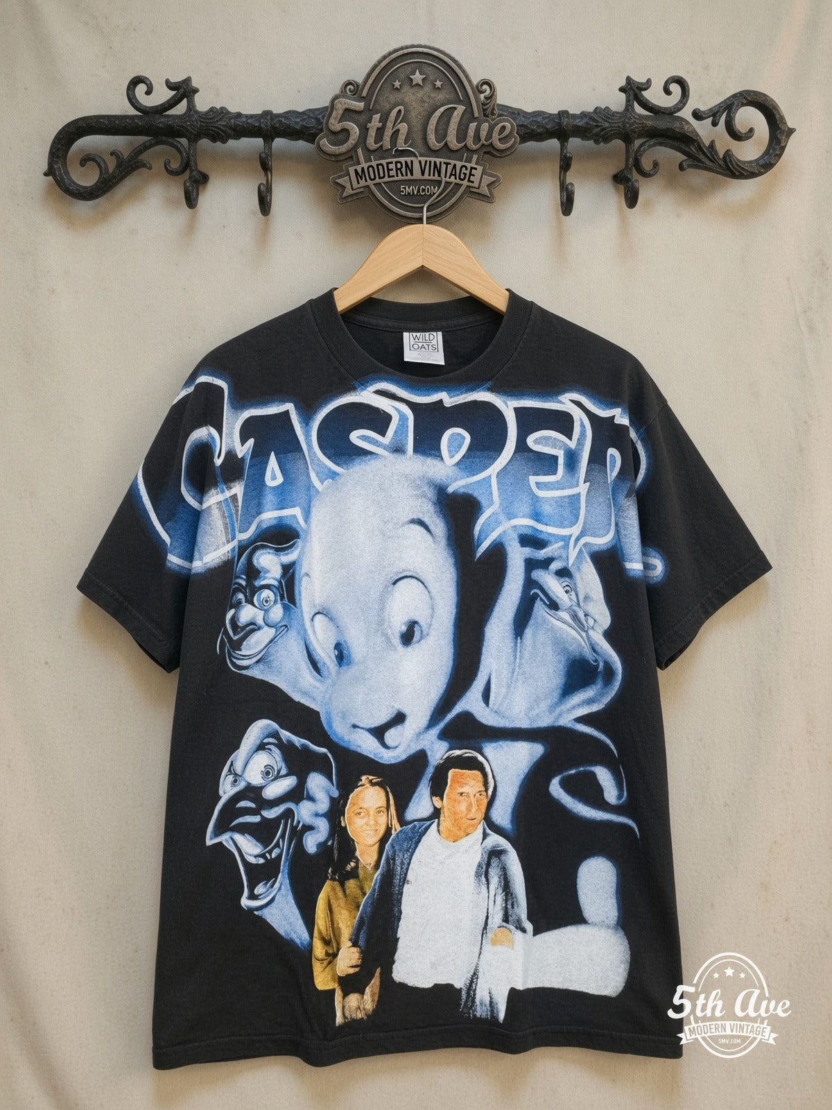 Casper vintage band t-shirt on rack