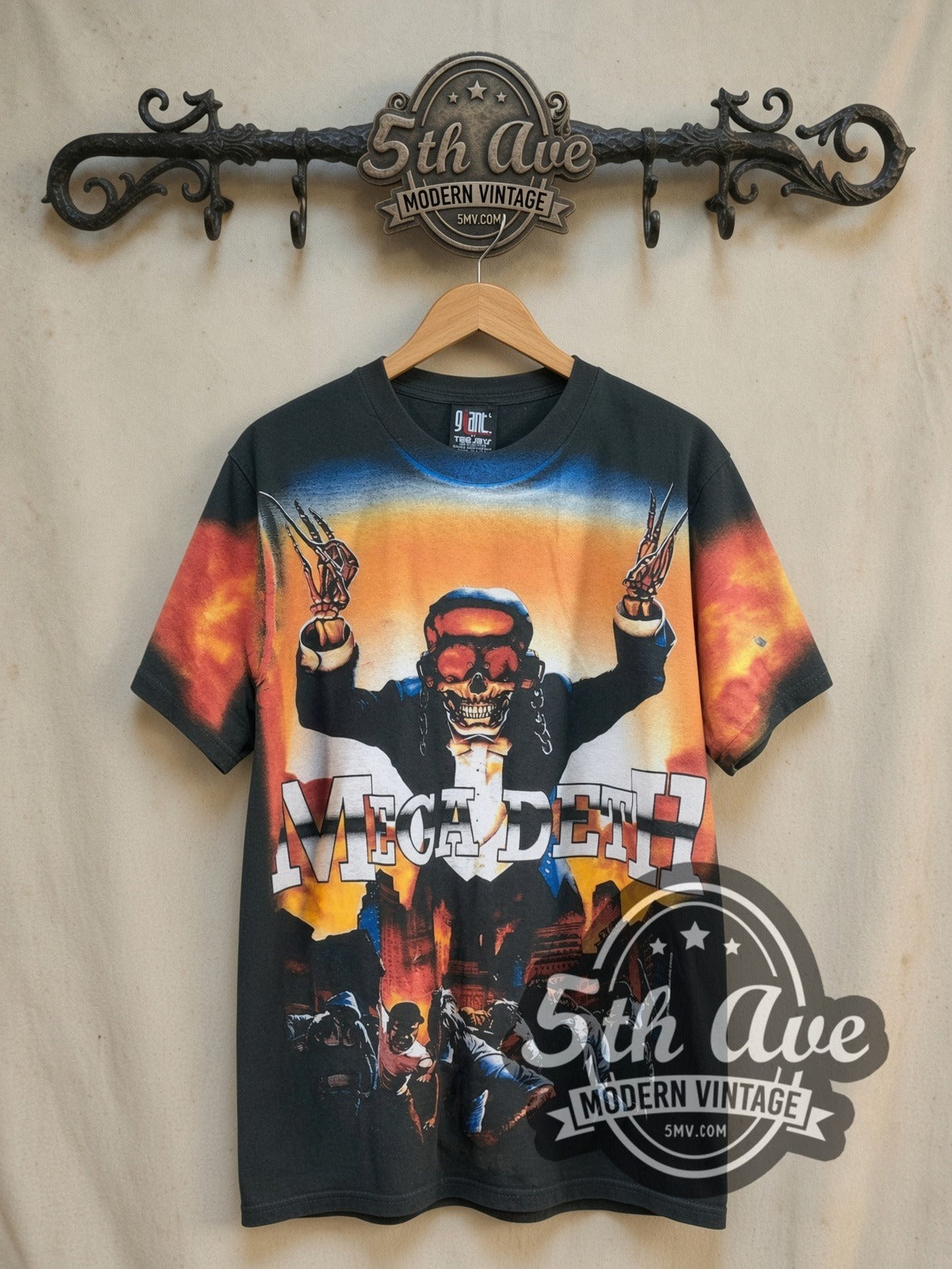 MEGADETH バンドTシャツ ヴィンテージ Megadeth All Over Print Vintage Band T-Shirt | Peace Sells Vic