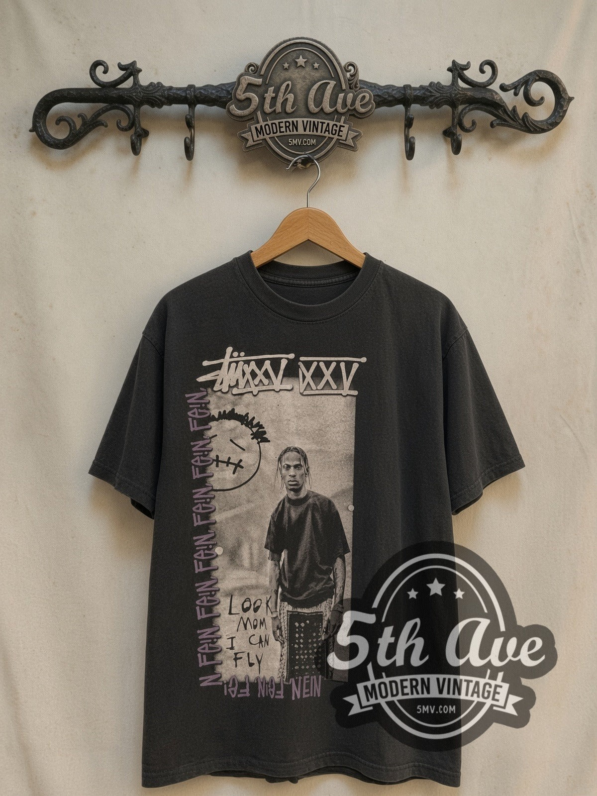Travis Scott x Stüssy Astroworld Graphic Tee | Vintage Style