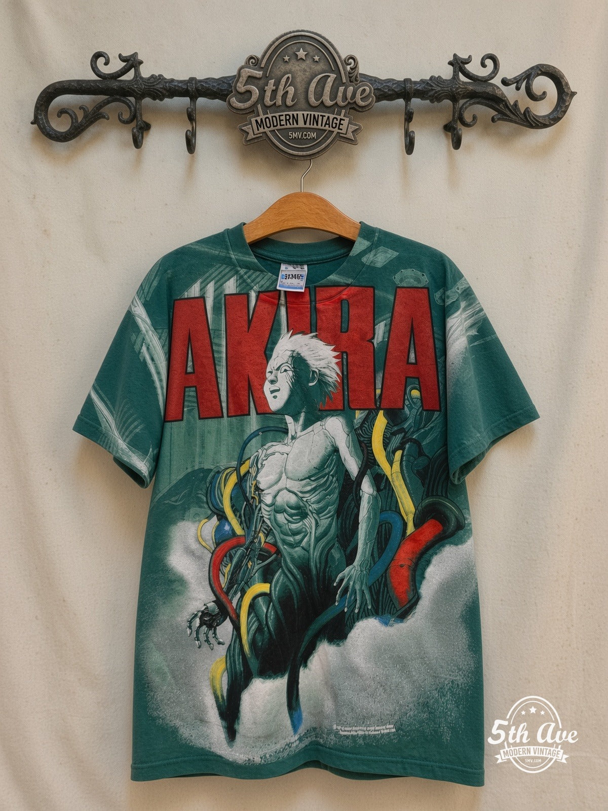 Akira Tetsuo Shima vintage graphic tee on rack