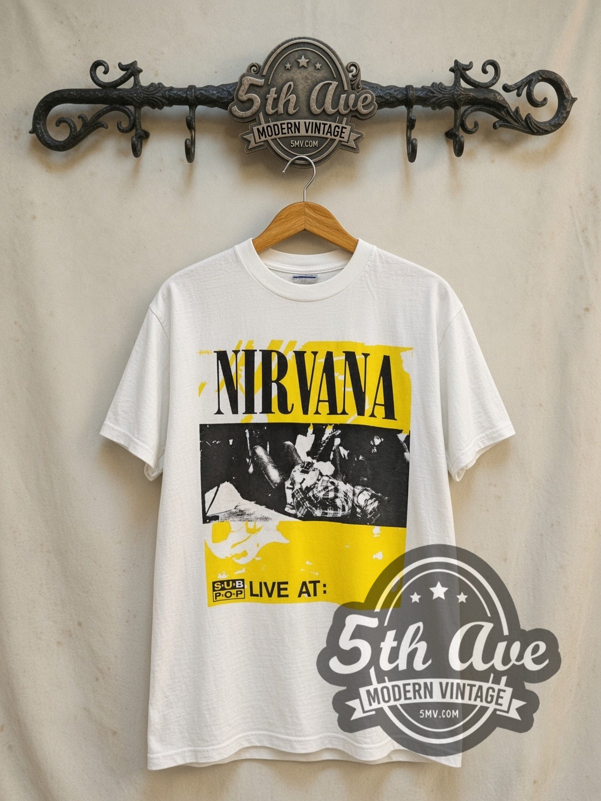 Nirvana Sub Pop Live At Band T-Shirt