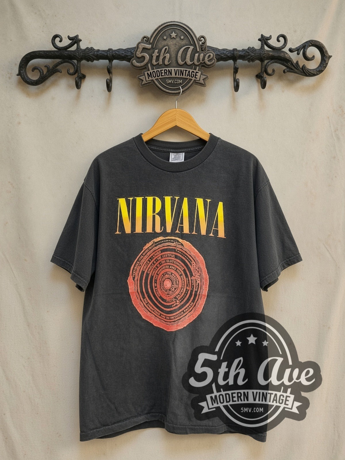 Nirvana Circles of Hell' Dante's Inferno [Fudge Vintage Band Tee
