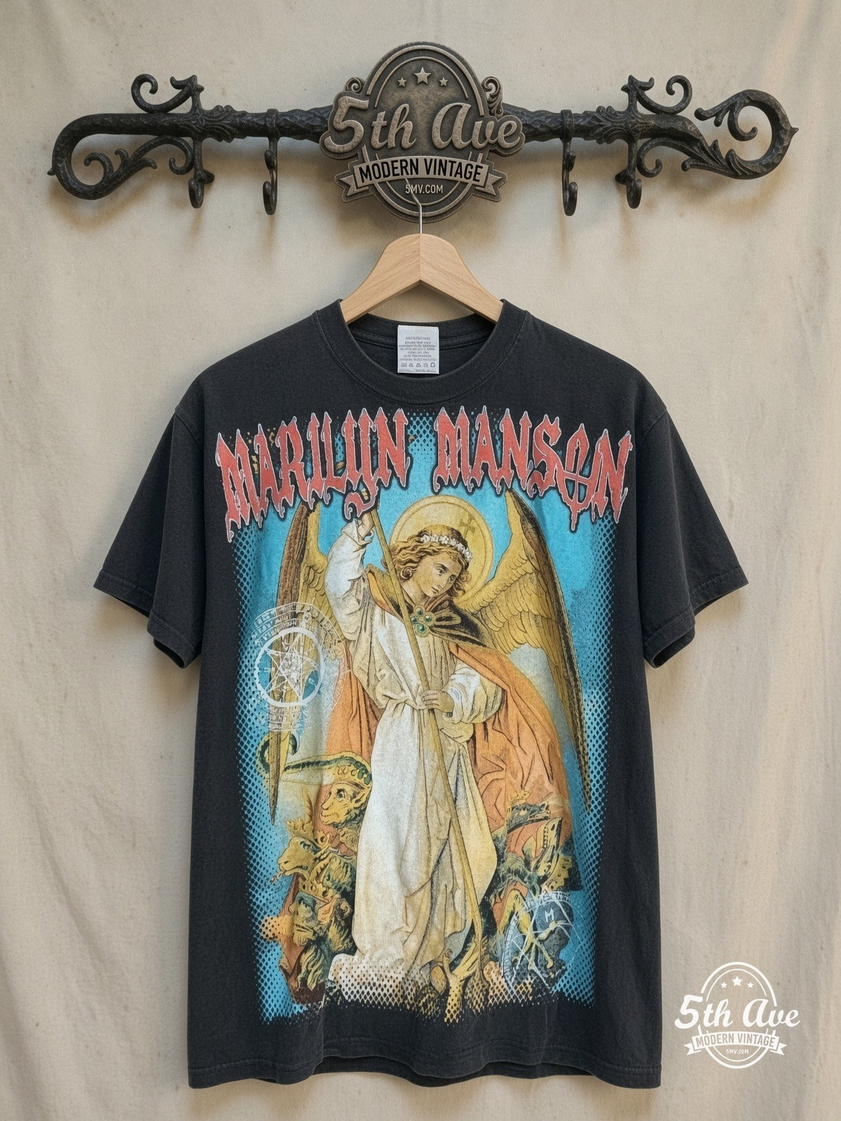 Marilyn Manson vintage band t-shirt on rack