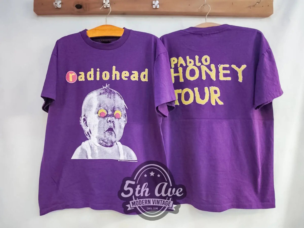 Radiohead Pablo Honey Tour 1993 - New Vintage Band T shirt - Vintage Band Shirts