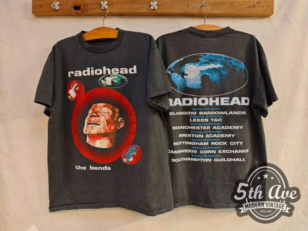 Radiohead The Bends - New Vintage Band T shirt - Vintage