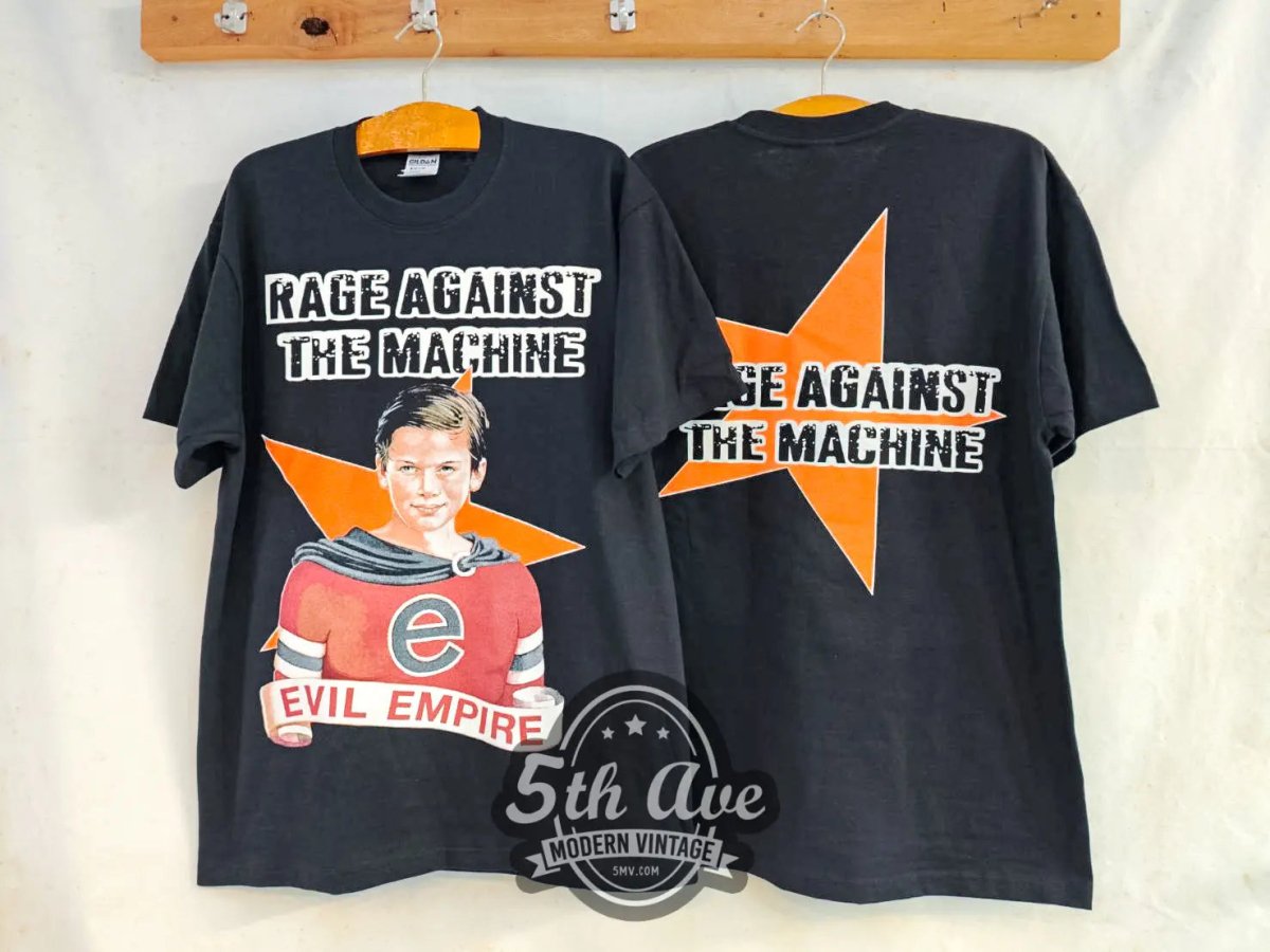 Rage Against the Machine Evil Empire - New Vintage Band T shirt - Vintage Band Shirts