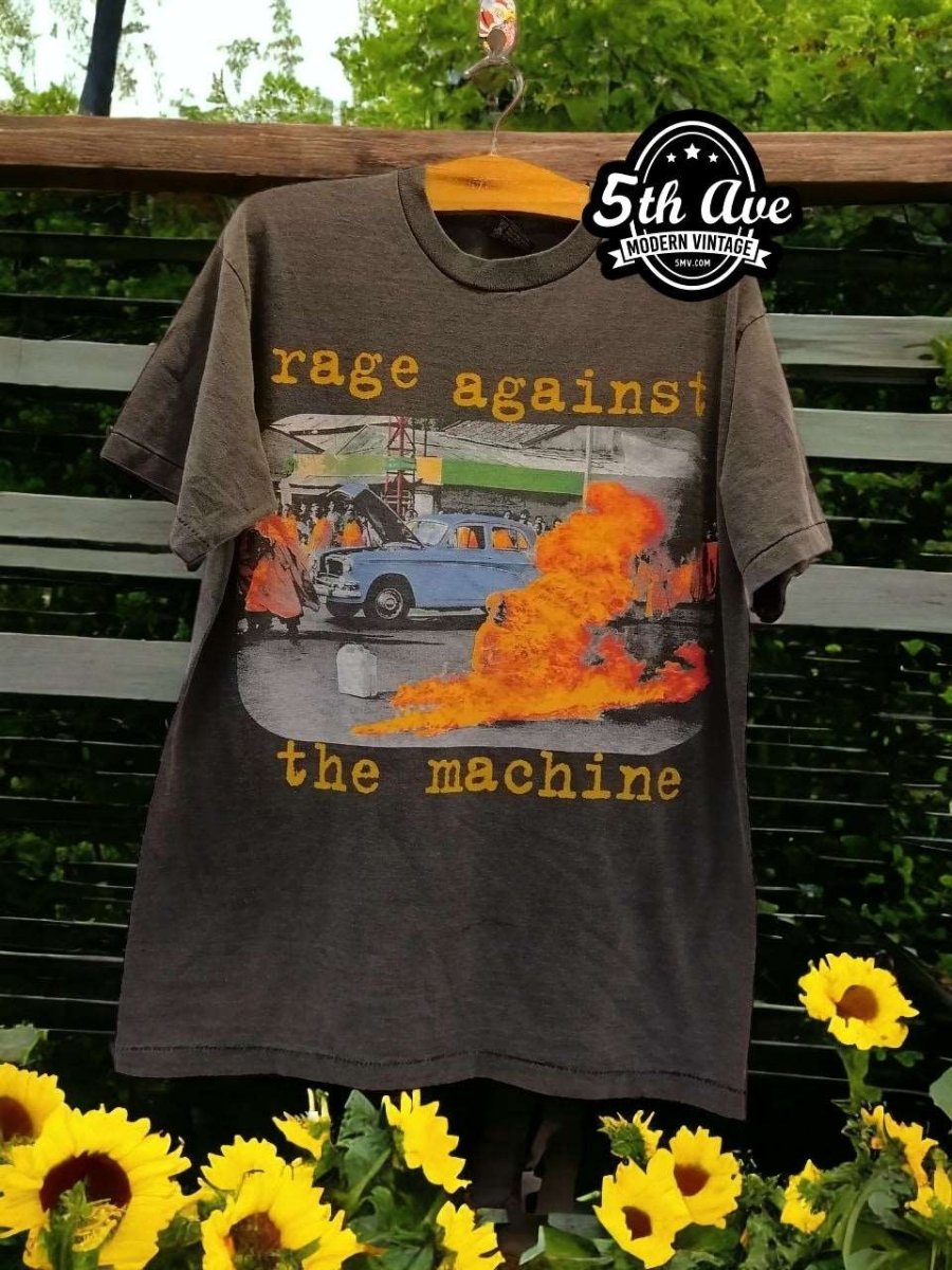 Rage Against The Machine Single Stitch t shirt - Vintage Band Shirts