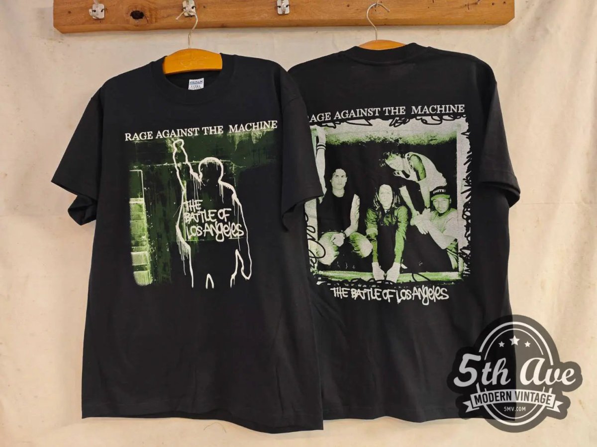 Rage Against the Machine The Battle of Los Angeles - New Vintage Band T shirt - Vintage Band Shirts