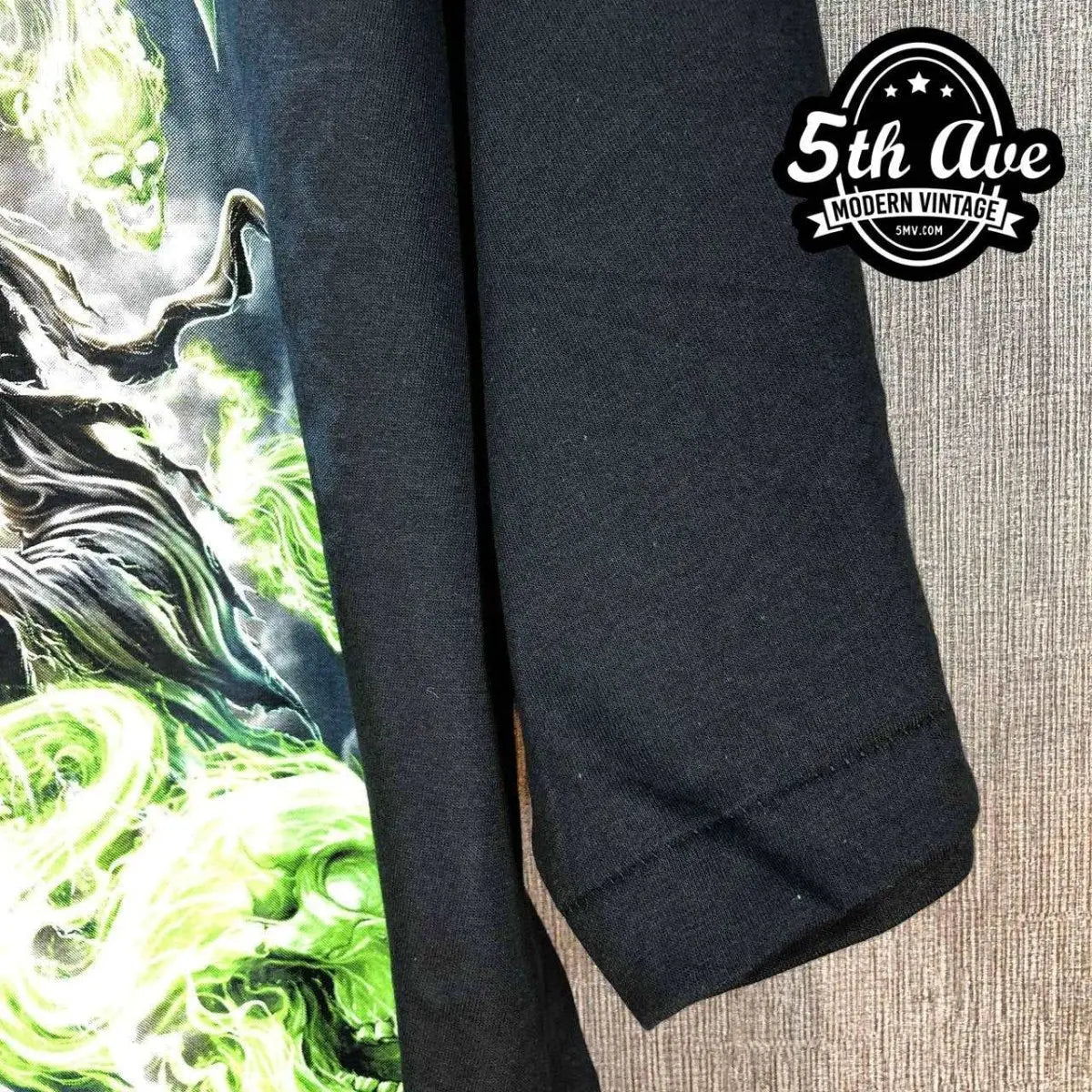 Reaper and Skulls Glow in the dark - New Vintage T shirt - Vintage Band Shirts