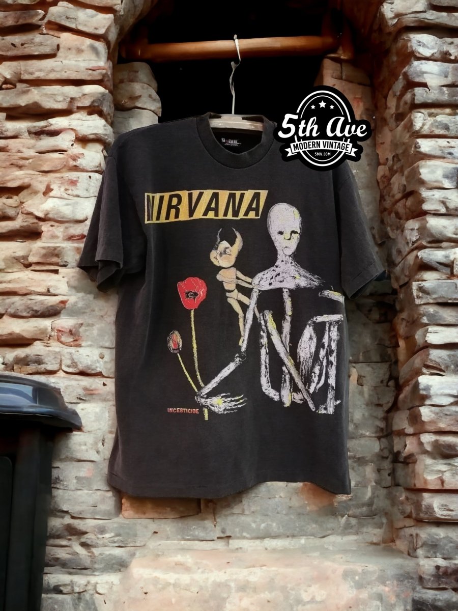 Rebel Spirit: Nirvana Insecticide Artwork Tribute T-Shirt - Vintage Band Shirts