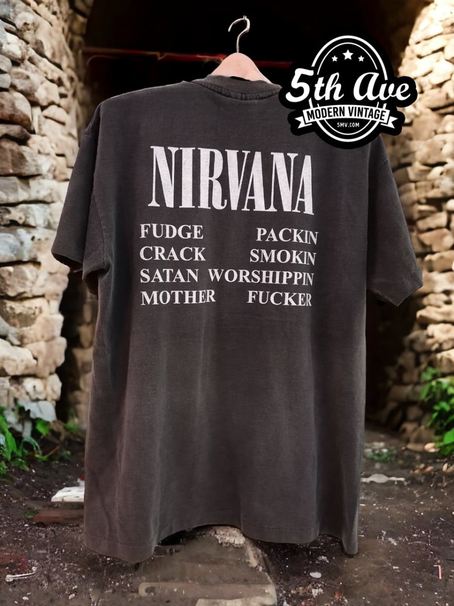 Rebel Spirit: Nirvana Insecticide Artwork Tribute T-Shirt - Vintage Band Shirts