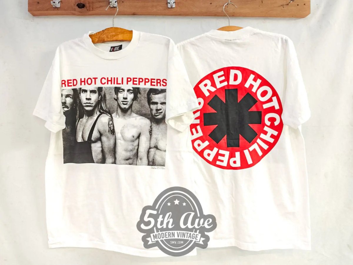 Red Hot Chili Peppers 1990 - New Vintage Band T shirt - Vintage Band Shirts