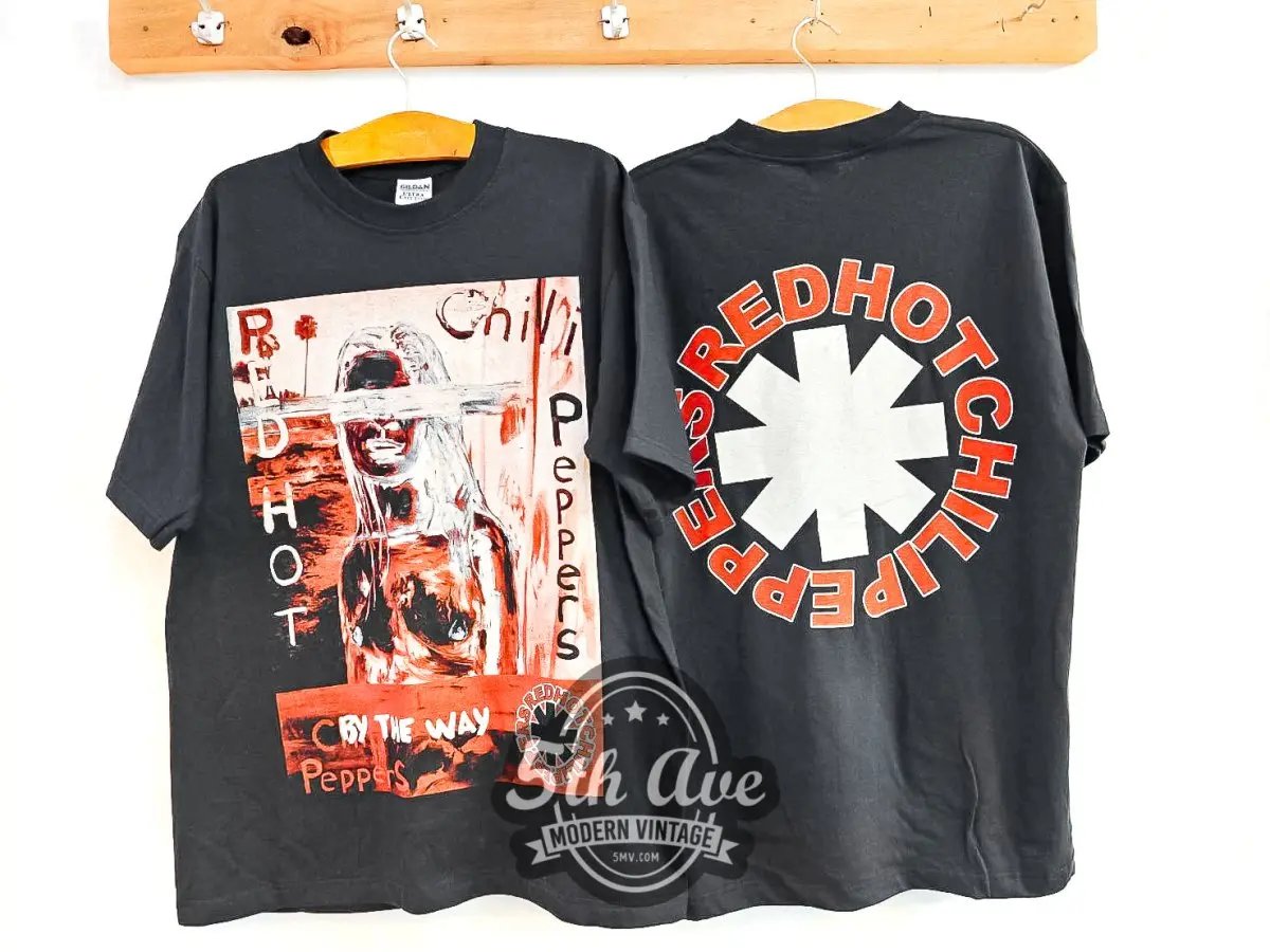 Red Hot Chili Peppers By the Way - Vintage Reprint Band T-Shirt - Vintage Band Shirts