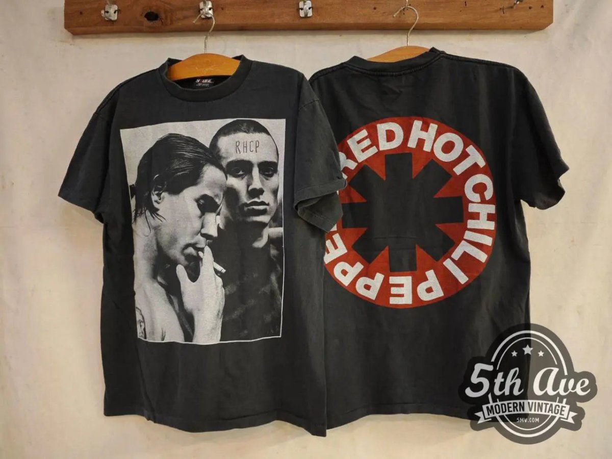Red Hot Chili Peppers RHCP Flea and Anthony Kiedis - New Vintage Band T shirt - Vintage Band Shirts