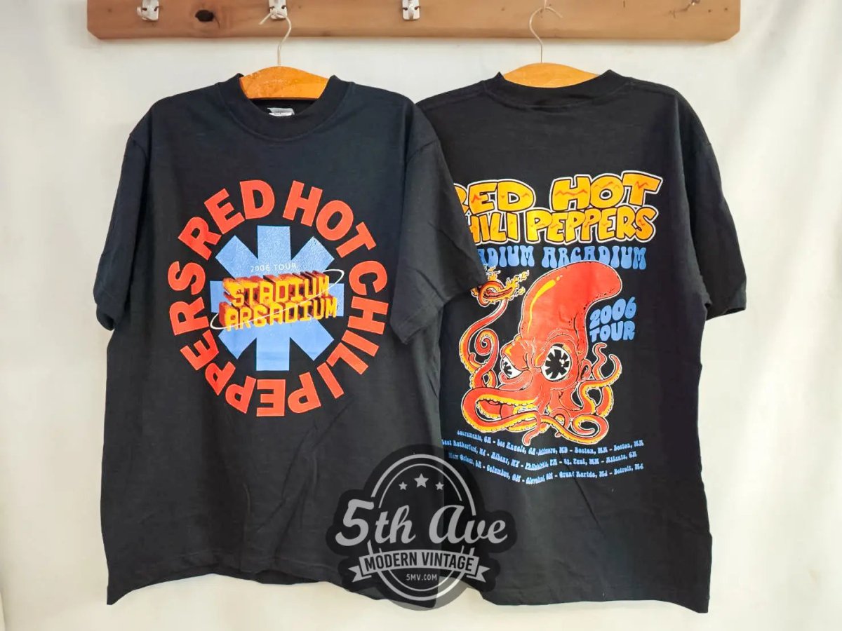 Red Hot Chili Peppers Stadium Arcadium 2006 Tour - New Vintage Band T shirt - Vintage Band Shirts